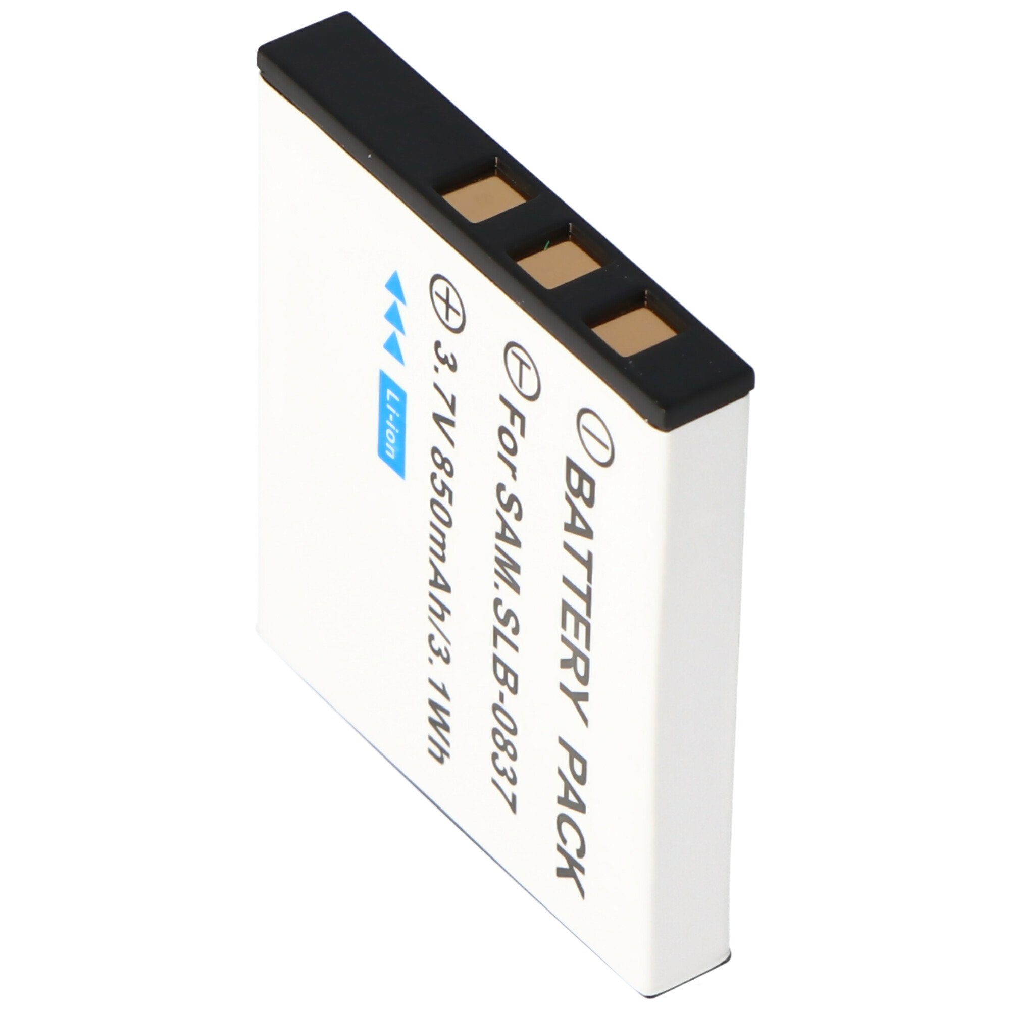 AccuCell Akku passend für Samsung SLB-0837, Digimax. L50, für KONICA MINOLTA N Akku 850 mAh (3,7 V)