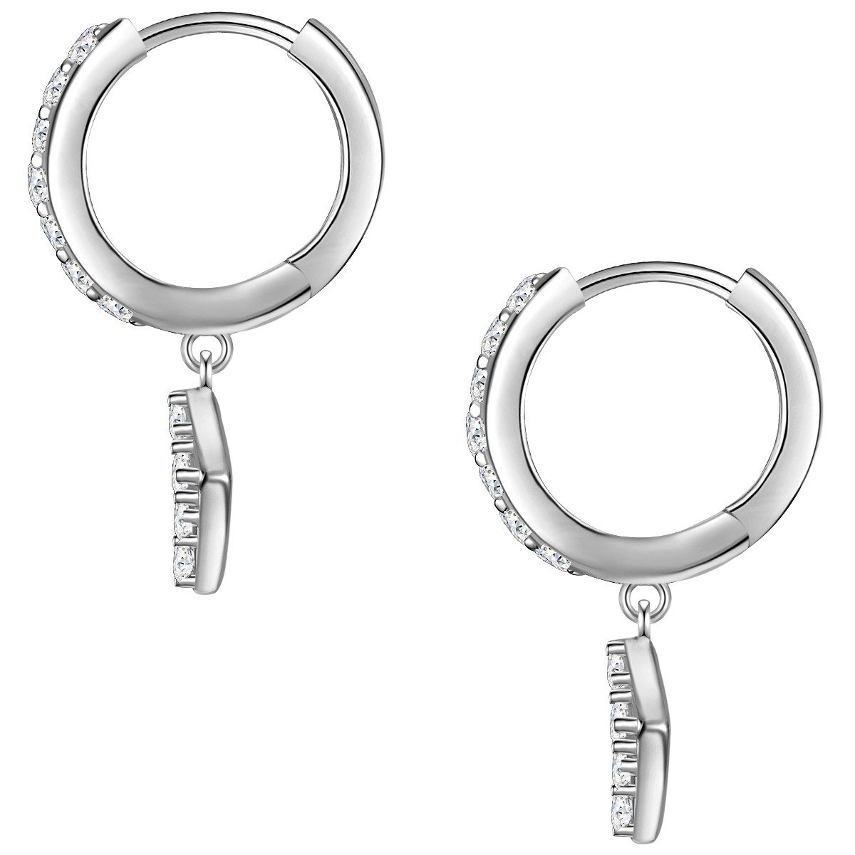 Glanzstücke München Paar Creolen Set: GSM1859 (2-tlg), aus Sterling Silber