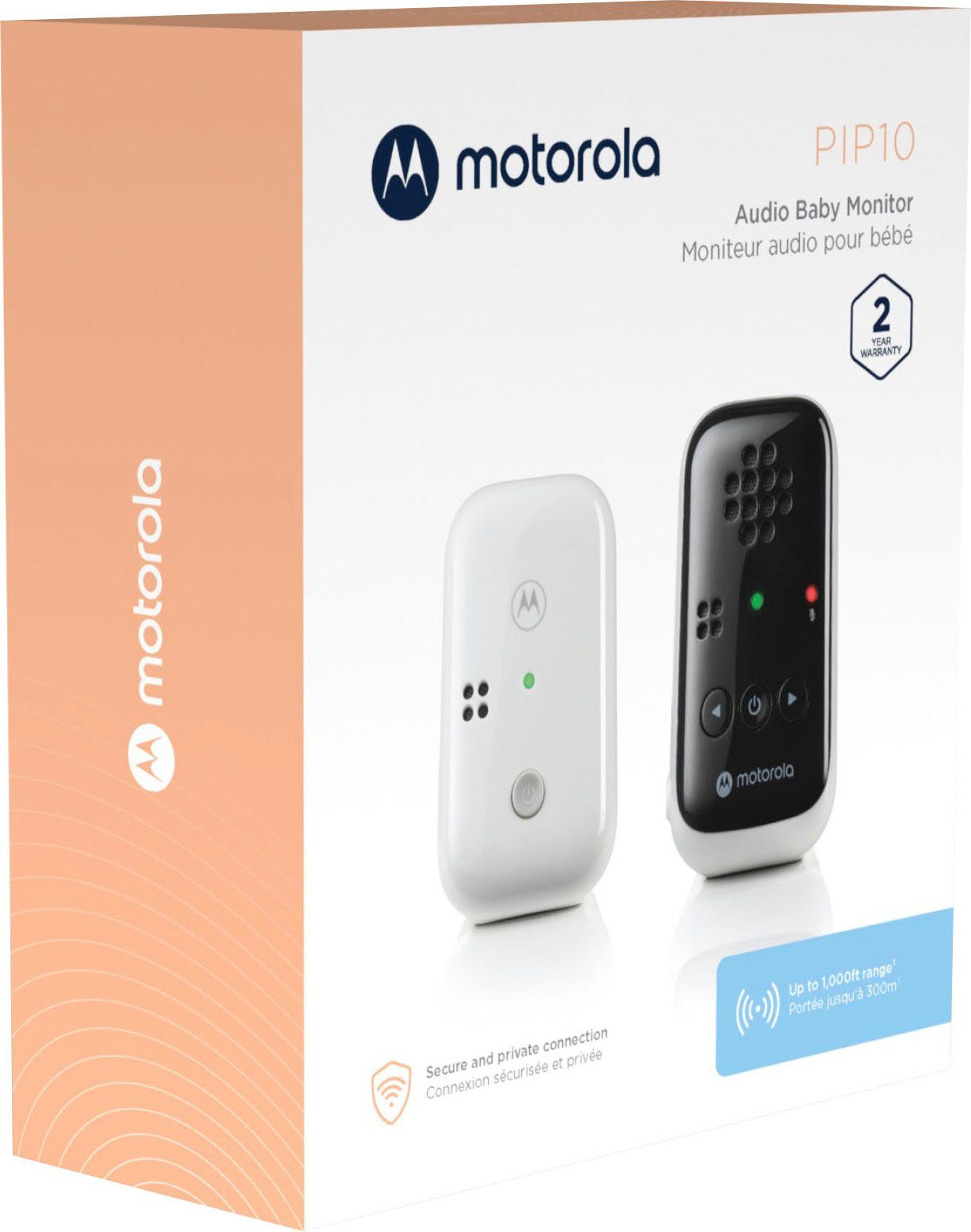 300 Babyphone PIP10 Motorola Audio, Reichweite m Nursery