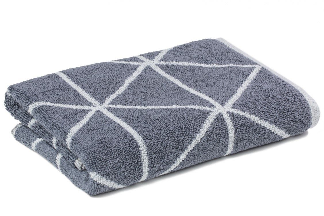 framsohn frottier Badematte Badvorleger 'Triangle Graphics', 67x 120 cm günstig online kaufen