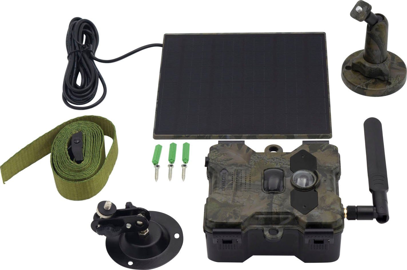 Technaxx Wildkamera 4G Wildcam TX-189 + Solar Panel (Außenbereich)