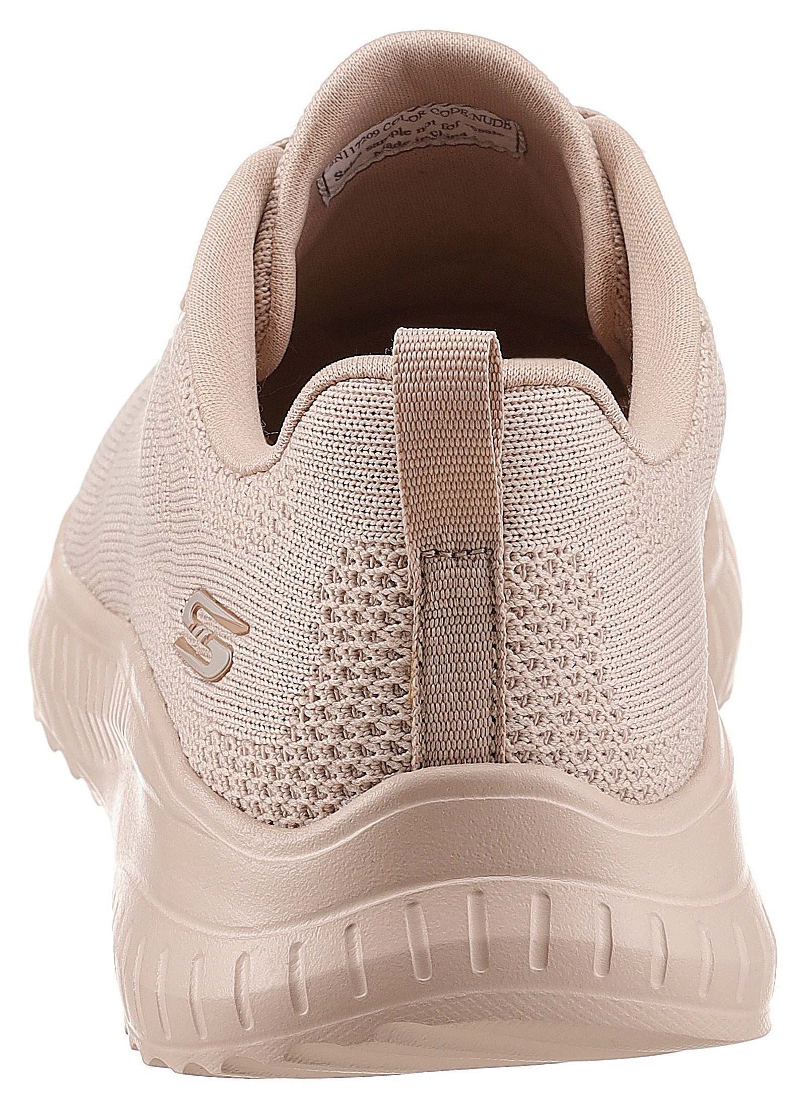 Innensohle SQUAD BOBS OFF Skechers FACE mit komfortabler CHAOS beige Sneaker