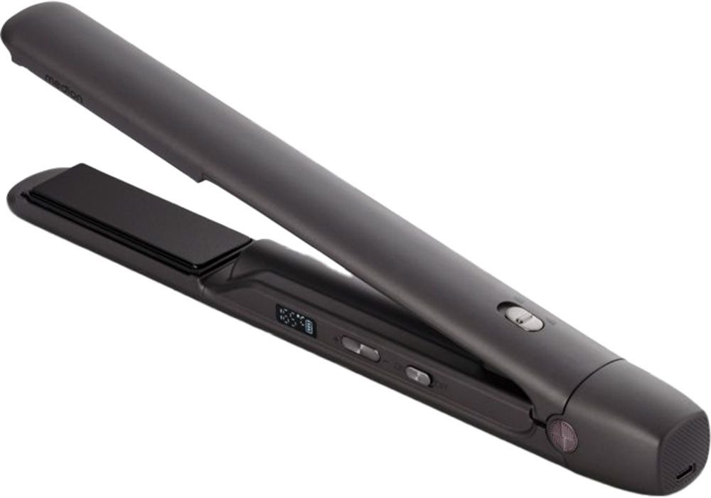 Medion® Glätteisen HS2 (MD19865) Keramik-Turmalin, kabellos nutzbar, Flexible Styling-Platten, 5 regelbare Hitzestufen