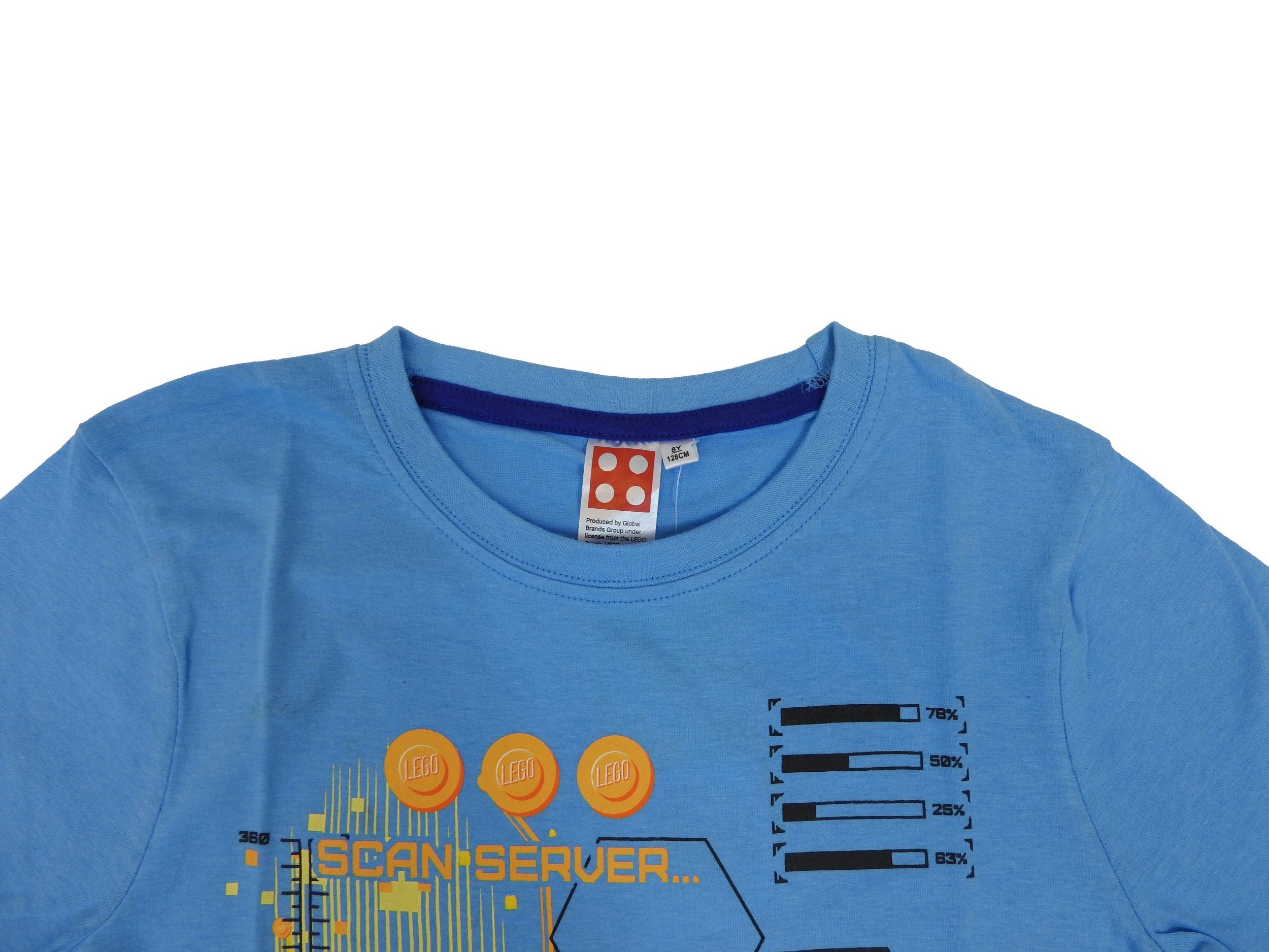 Short Kurzarmshirt Hellblau Jungen Kinder Sleeve LEGO® T-Shirt Wear Ritter
