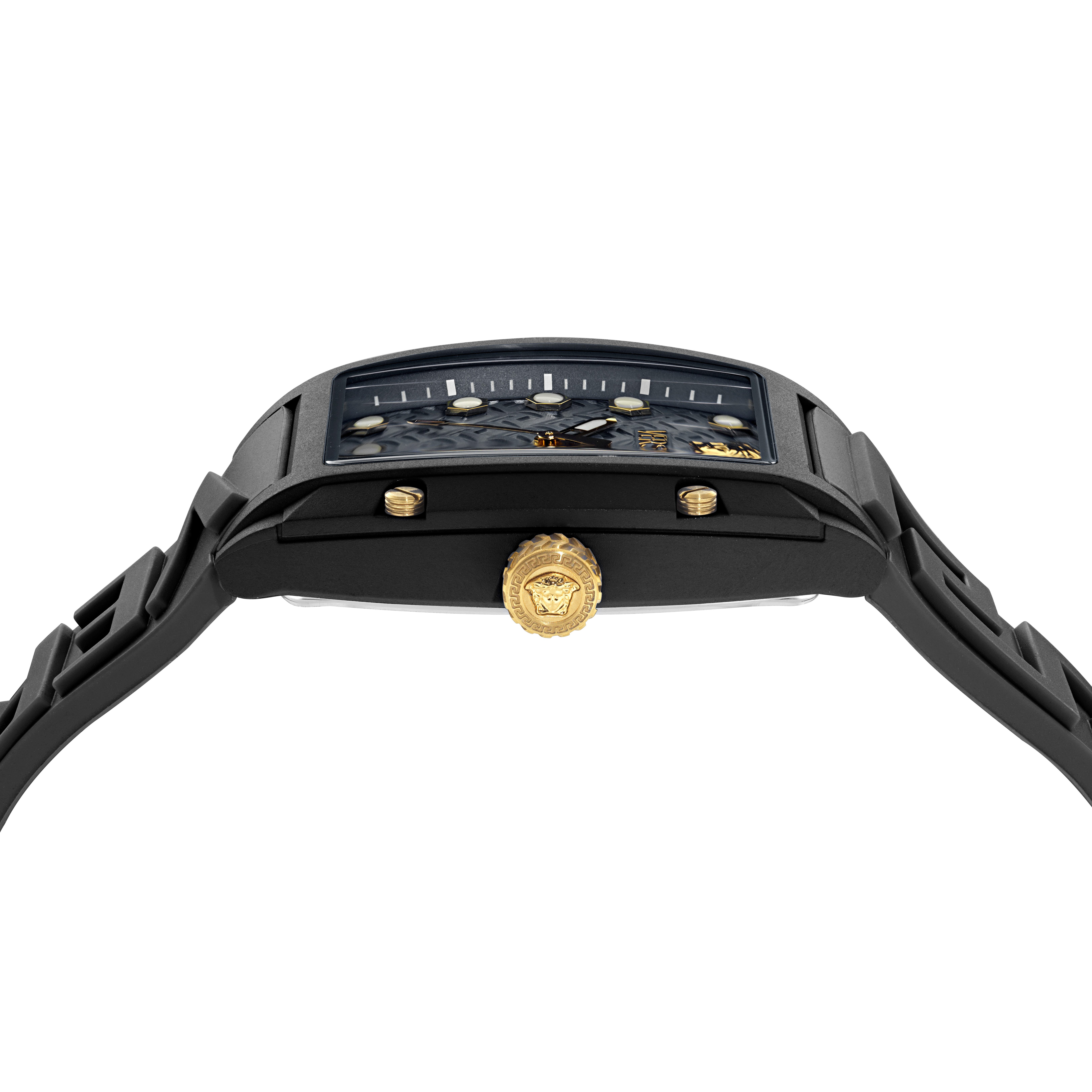 Versace Quarzuhr DOMINUS ECO CERAMIC VE0N00125, Armbanduhr, Damenuhr, Swiss Made, analog