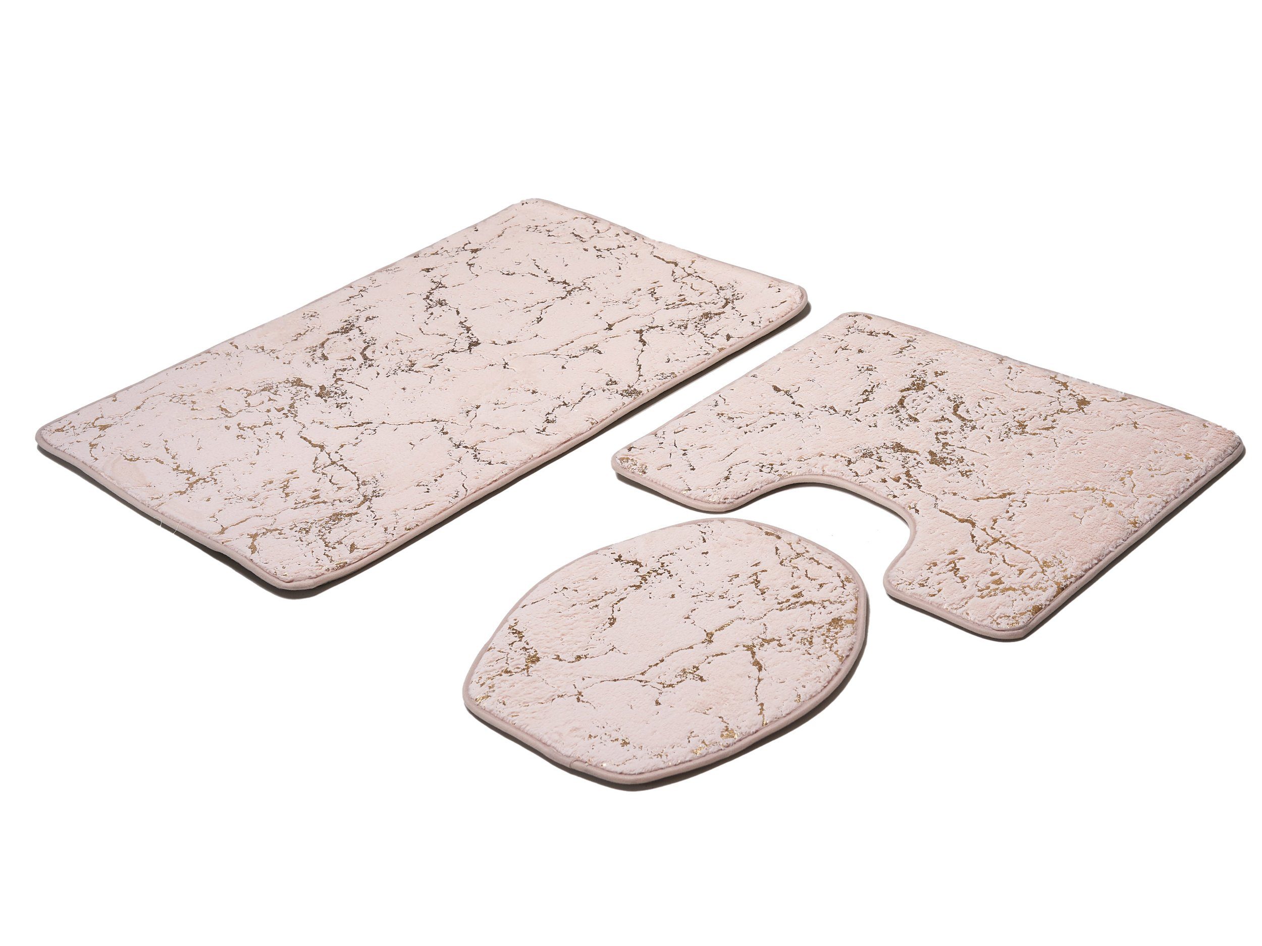 Badematte Marmour 3teilig Bad Matte Dusche Set von 2 Rutsch Stand Bad