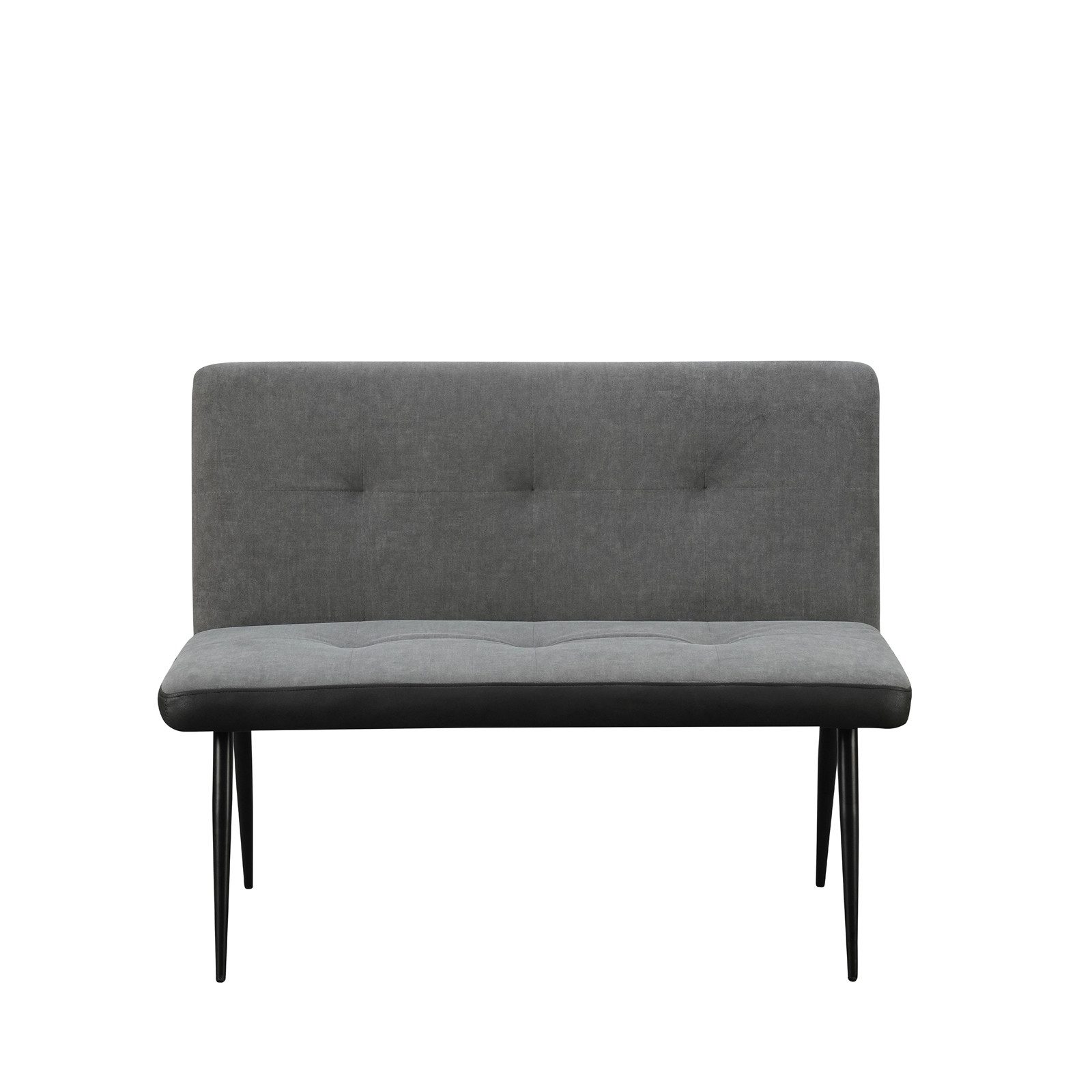 HTI-Living Polsterbank 2-Sitzer Bank Anthrazit/Grau Joschka (Stück, 1-St., 1 Sitzbank), Sitzbank Küchenbank