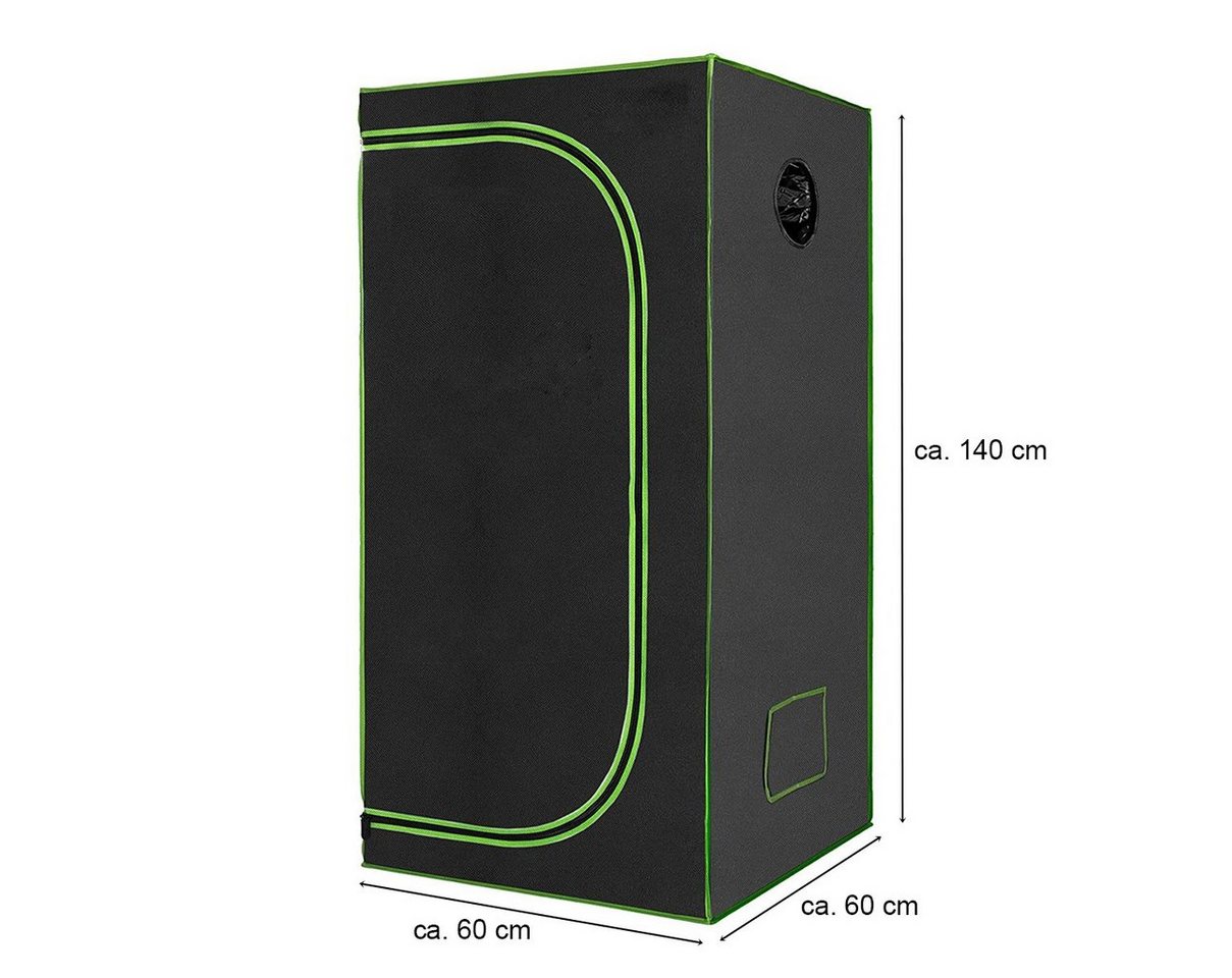HELO24 Gewächshaus Indoor Grow Pflanzenzelt Box 60x60x140cm – G4 | Rabatt: 34% HELO24 Gewächshaus Indoor Grow Pflanzenzelt Box 60x60x140cm – G4 | Rabatt: 34%