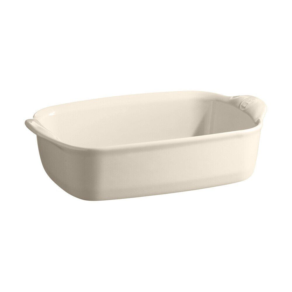Emile Henry Auflaufform Gratinform 22x14 cm Ultime Argile, Keramik, 800ml, Made in France, Keramik, mikrow.- & spülm.sicher, beige