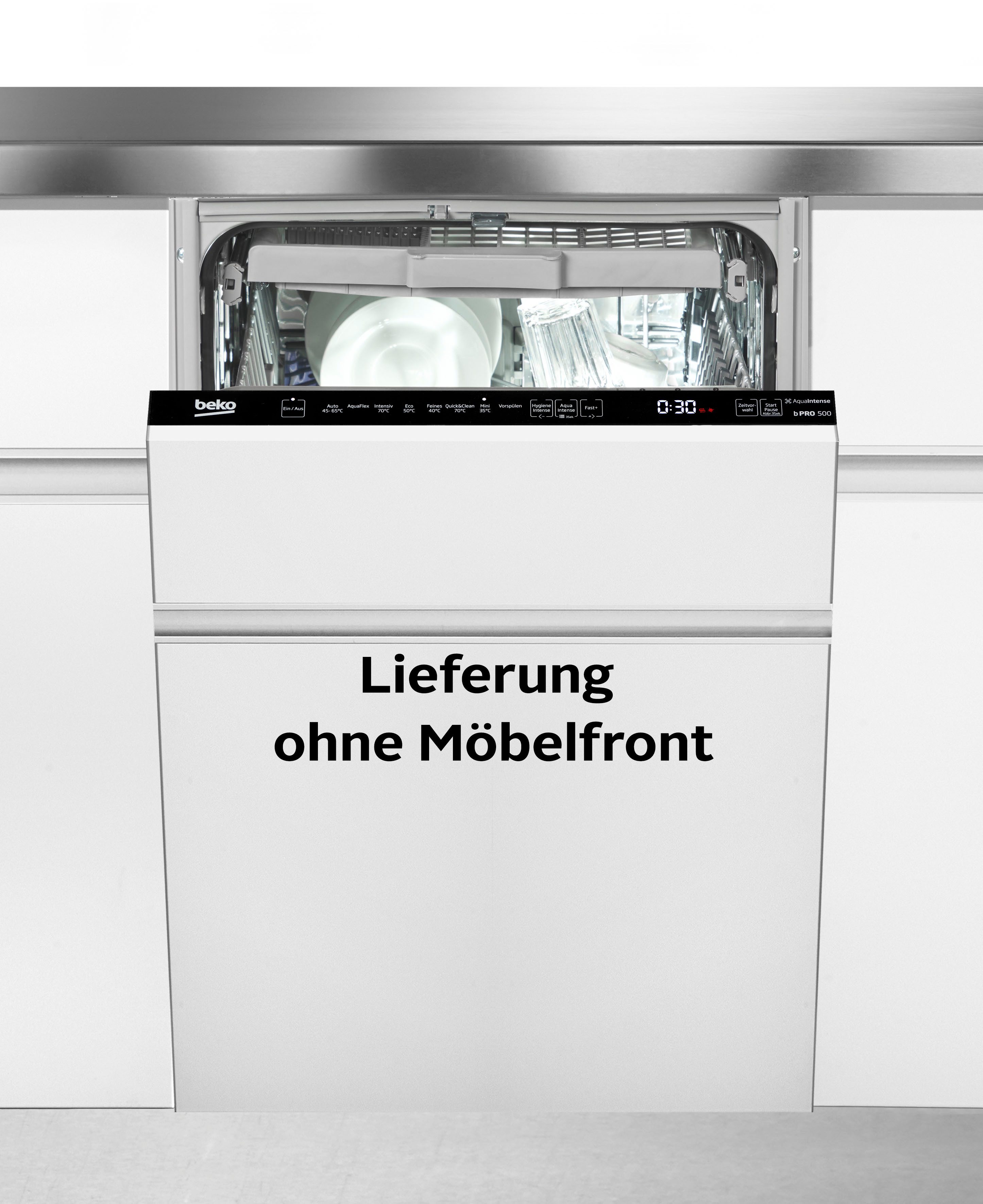 BEKO vollintegrierbarer Geschirrspüler BDIS38040Q 7681301635, 10 Maßgedecke, SelfDry