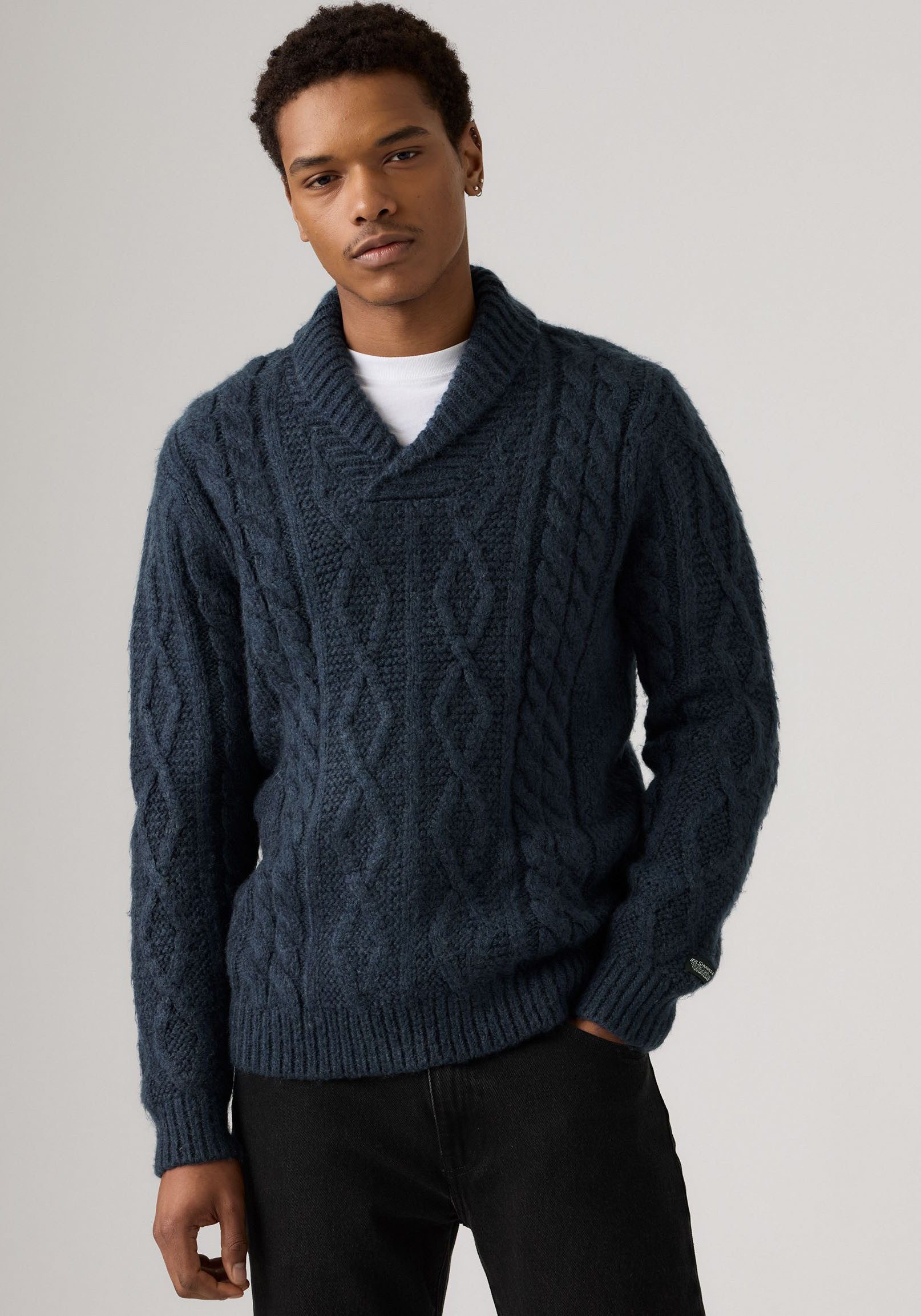 Levi's® Strickpullover mit Ajourstrickmuster günstig online kaufen