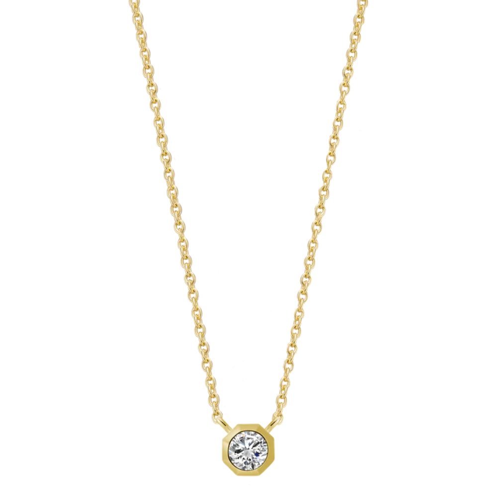 XENOX Kette mit Anhänger XS10658G, Vergoldet, Zirkonia, Damen