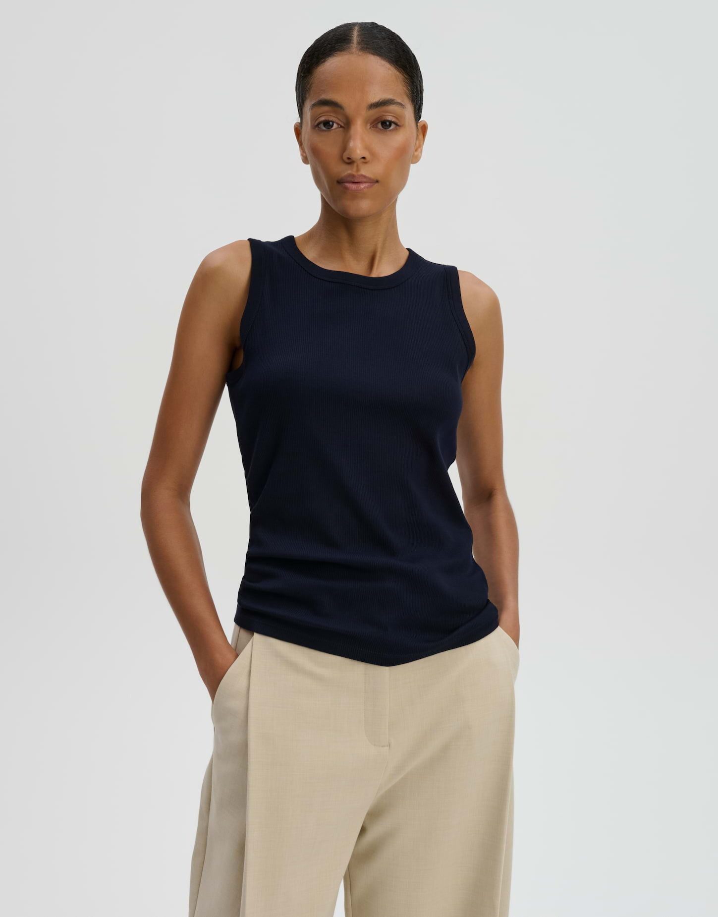 someday Tanktop Kleanne Schmale Passform, figurbetont und komfortabel