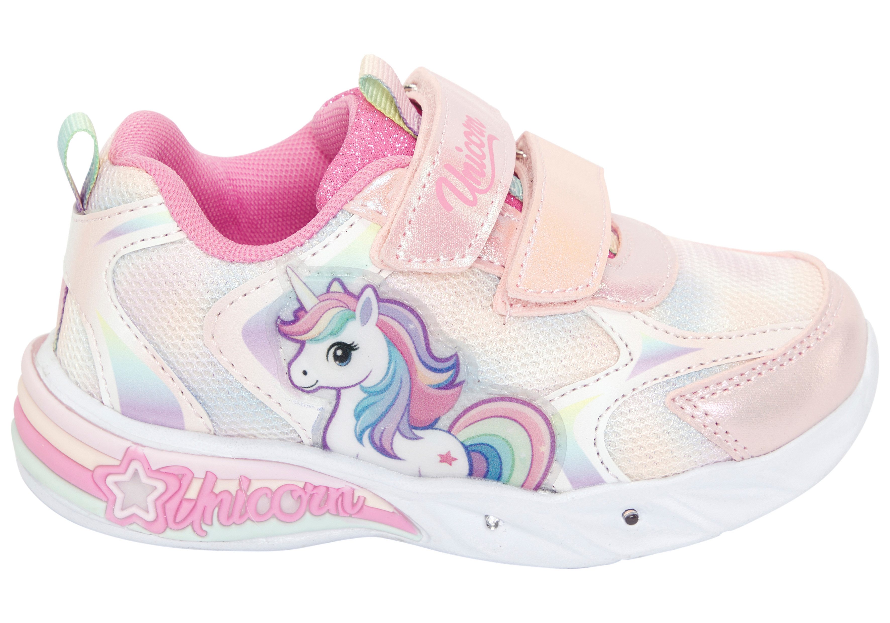 Disney UNICORN Sneaker mit cooler Blinkfunktion
