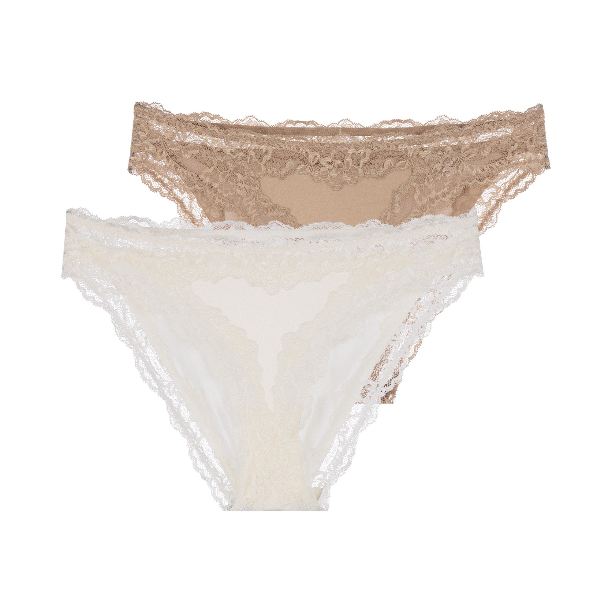 Dorina Slip Origins Shiny Micro zarter Spitzenbesatz, feminin, elegant