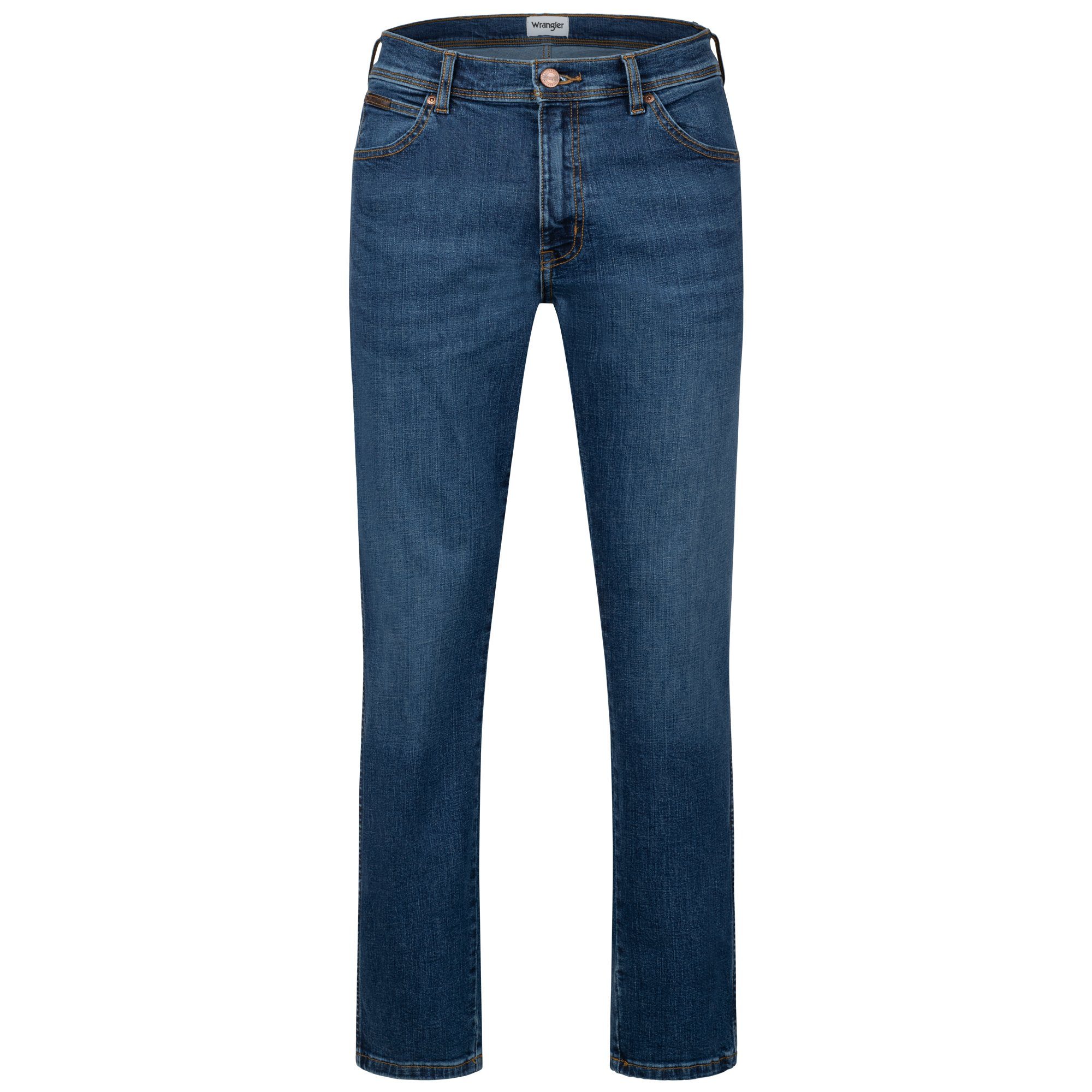 Wrangler Straight-Jeans Texas Authentic Straight Herrenstretchjeans 5-Pocke günstig online kaufen