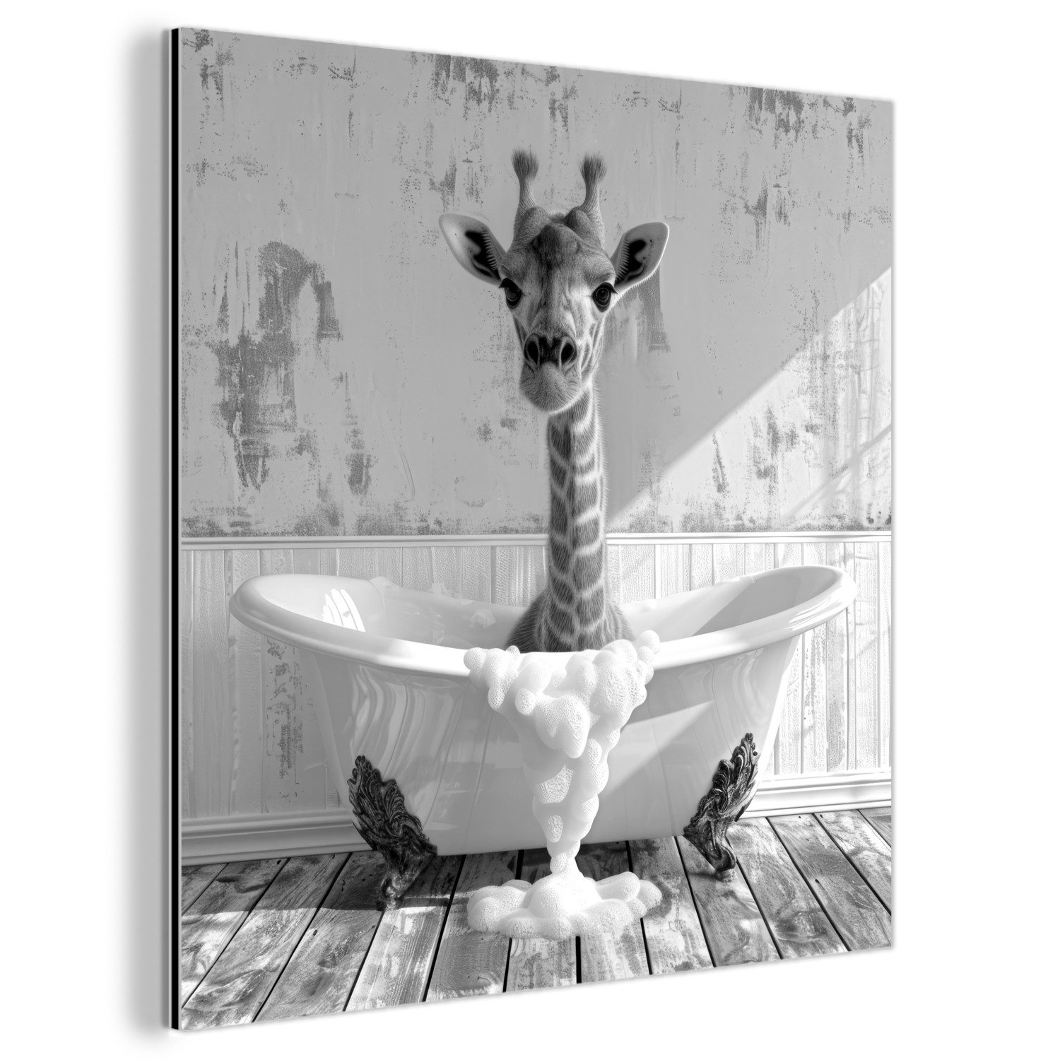 MuchoWow Metallbild Giraffe - Tier - günstig online kaufen