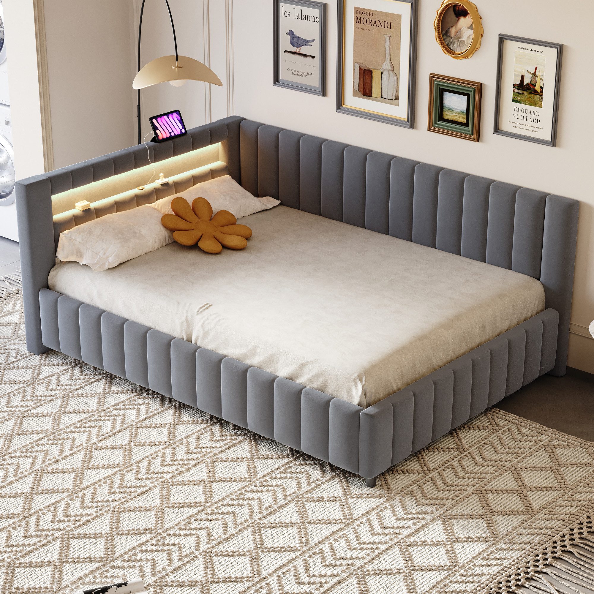 OKWISH Polsterbett Polsterbett Doppelbett Daybett Tagesbett günstig online kaufen