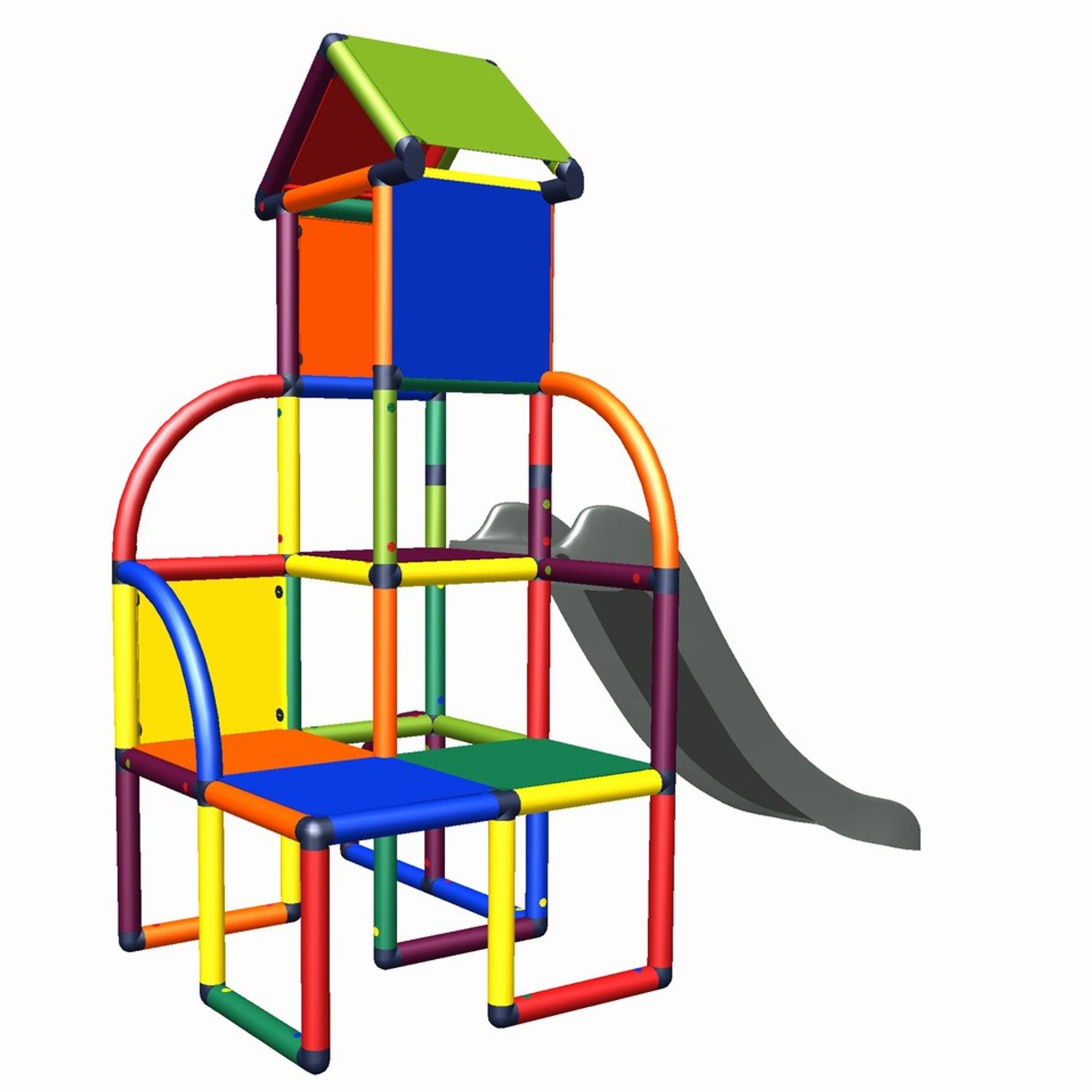 move and stic Klettergerüst TONI Spielturm mit Rutsche für Kleinkinder für günstig online kaufen