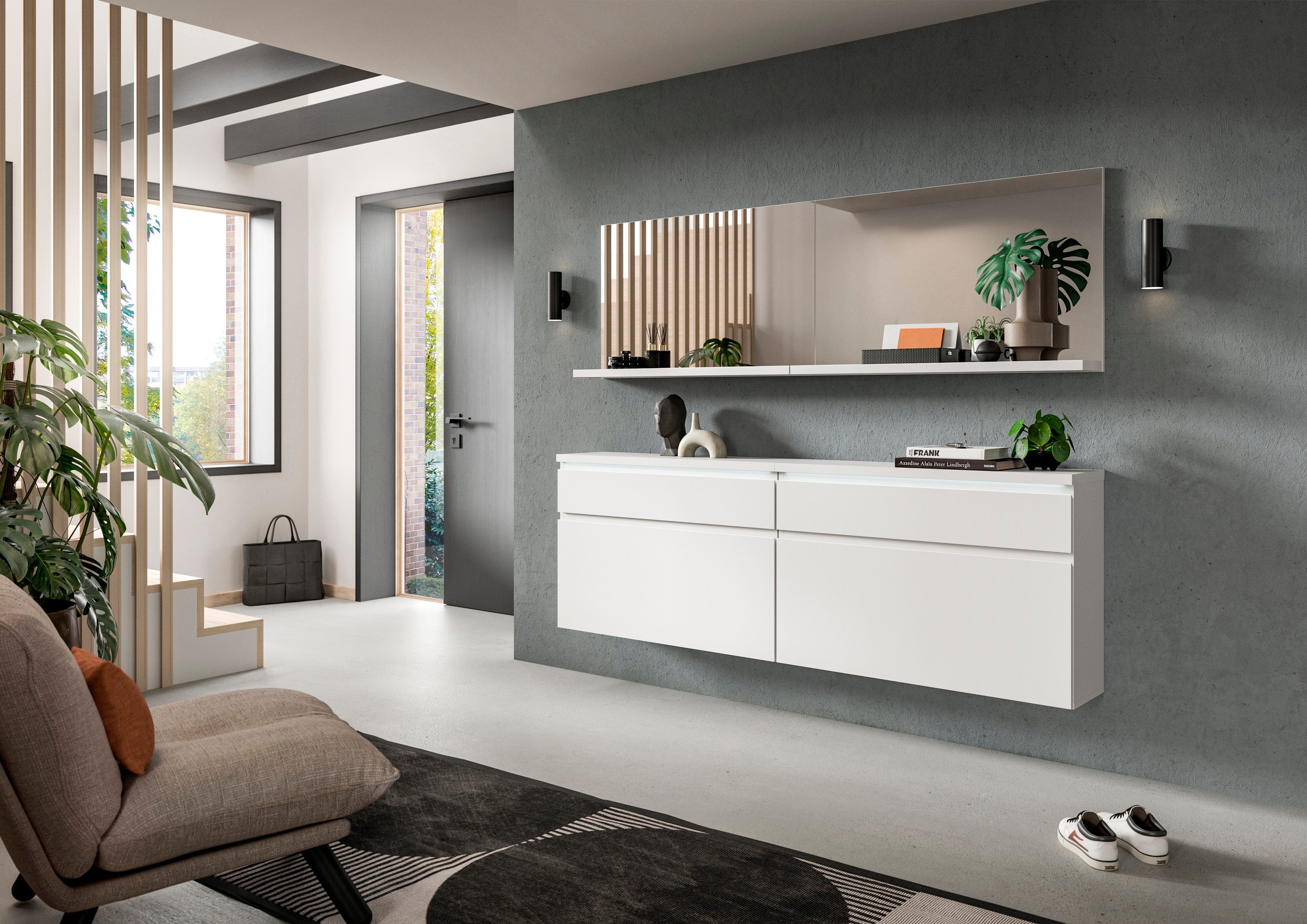 INOSIGN Schuhschrank "Skoskap, Tiefe 27cm, 1 Klappe, 1 Schubkasten, Platz f günstig online kaufen