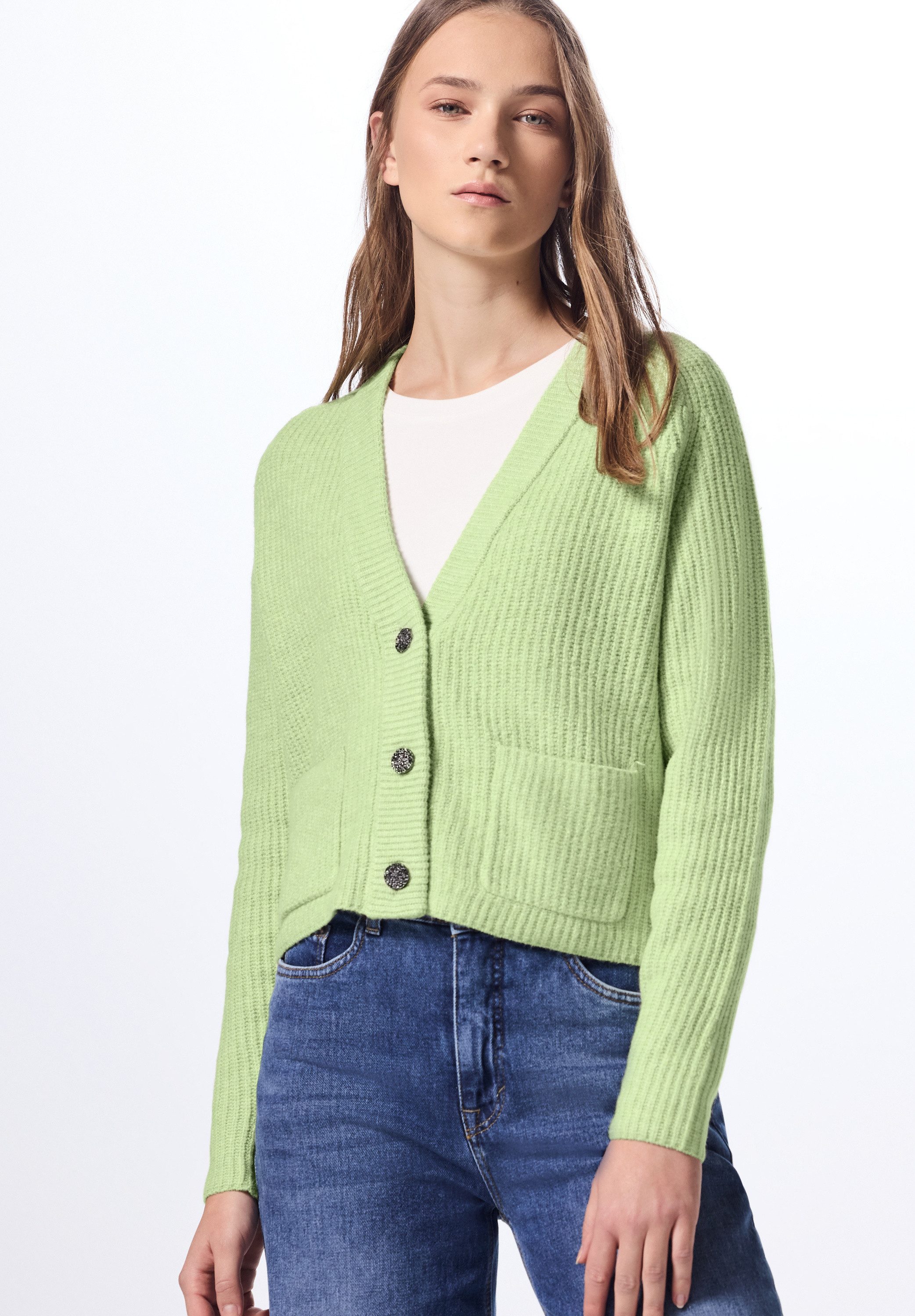 STREET ONE STUDIO Cardigan mit V-Ausschnitt