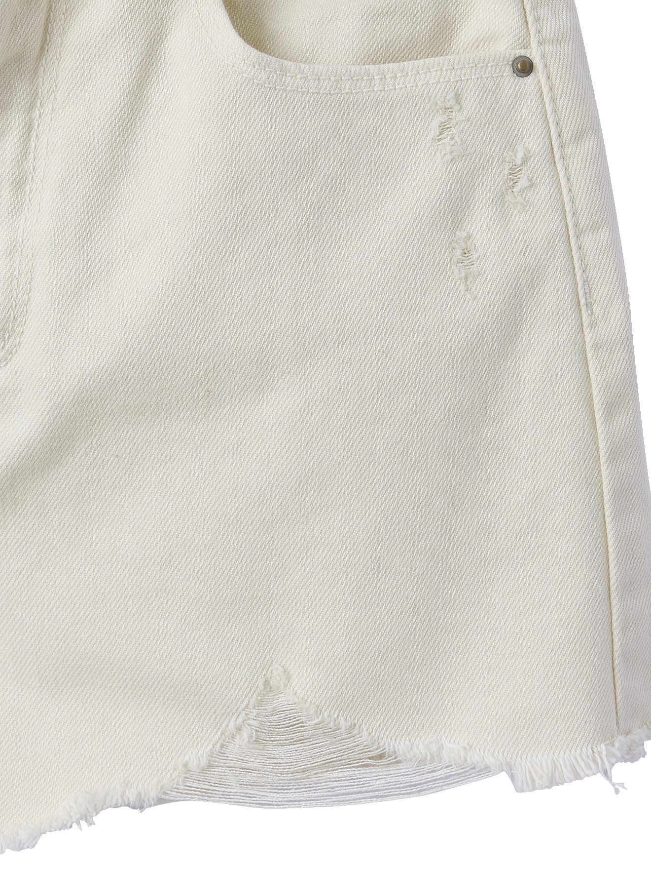 jonen Shorts Mädchen Jeans-Shorts mit Used-Effekt