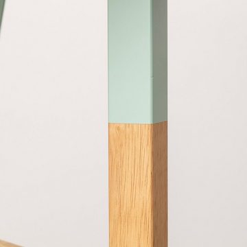 Terra Home Hocker Kullen, Rund, Holz, Skandi, Modern, Dreibeinig - Sitzhocker, (1 St), Beistelltisch Schemel Grau