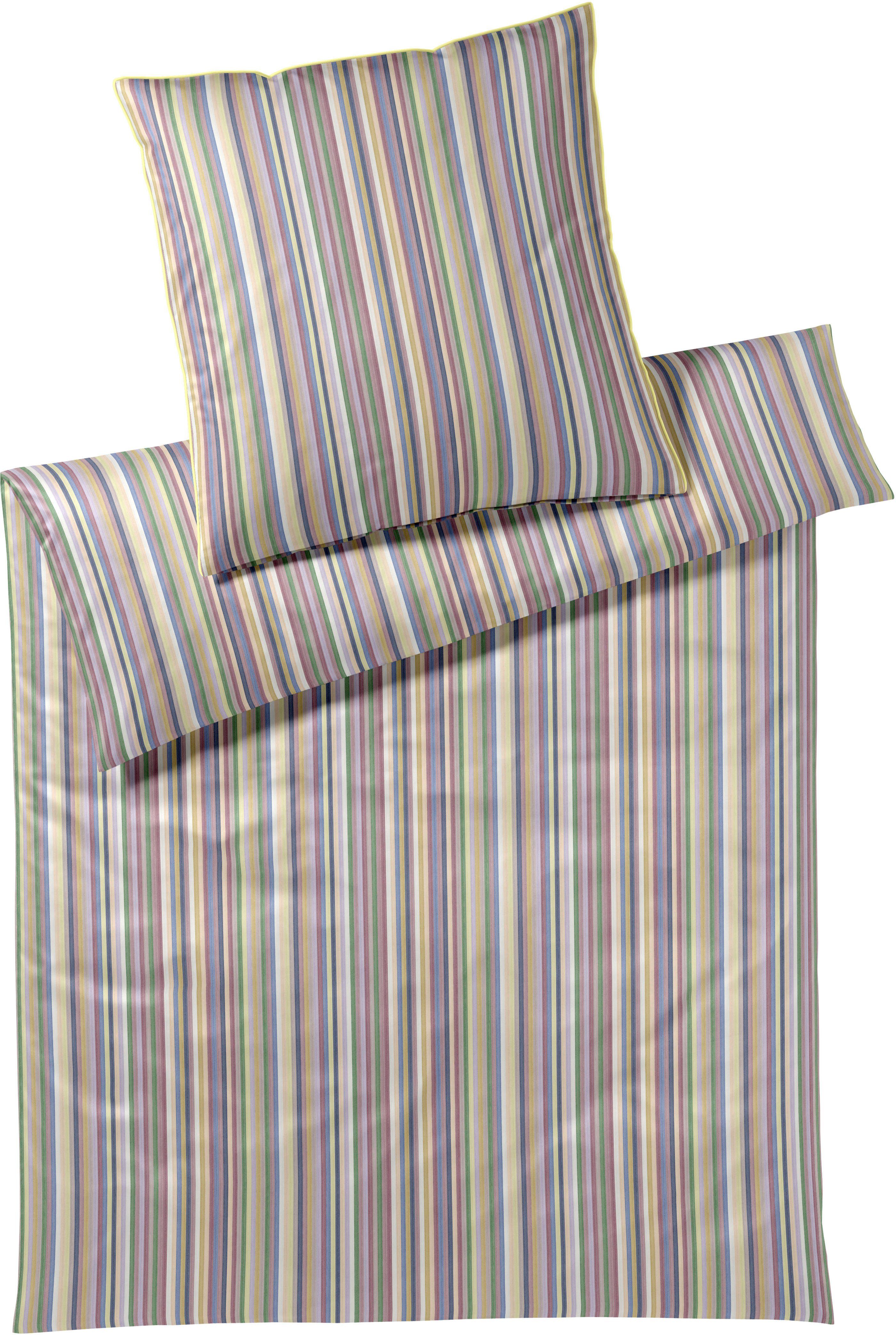 Elegante Bettwäsche Side by side, Mako-Satin, günstig online kaufen