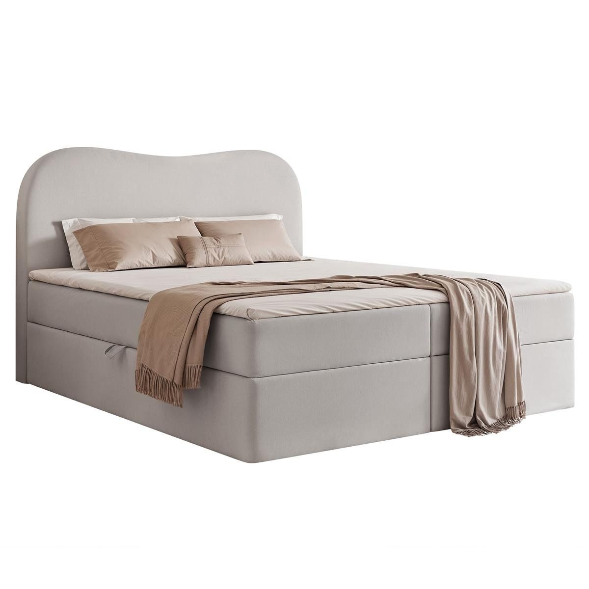 Compleo Boxbett Designerbett, Teenager-Bett für Mädchenzimmer, zwei Bettkasten (TOPSELLER), MADE IN EU, Stauraumbett