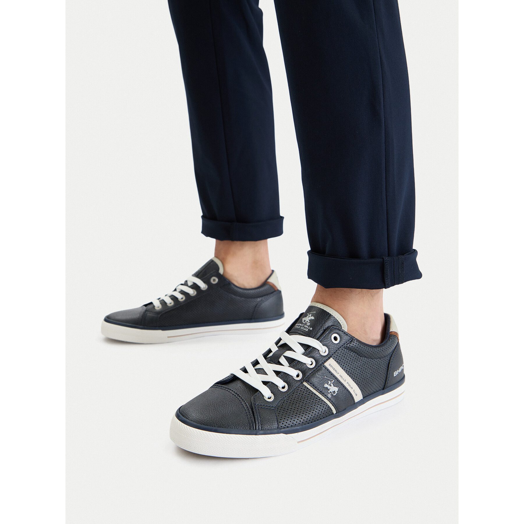 BEVERLY HILLS POLO CLUB Beverly Hills Polo Club Herren-Sneaker in Marineblau Sneaker