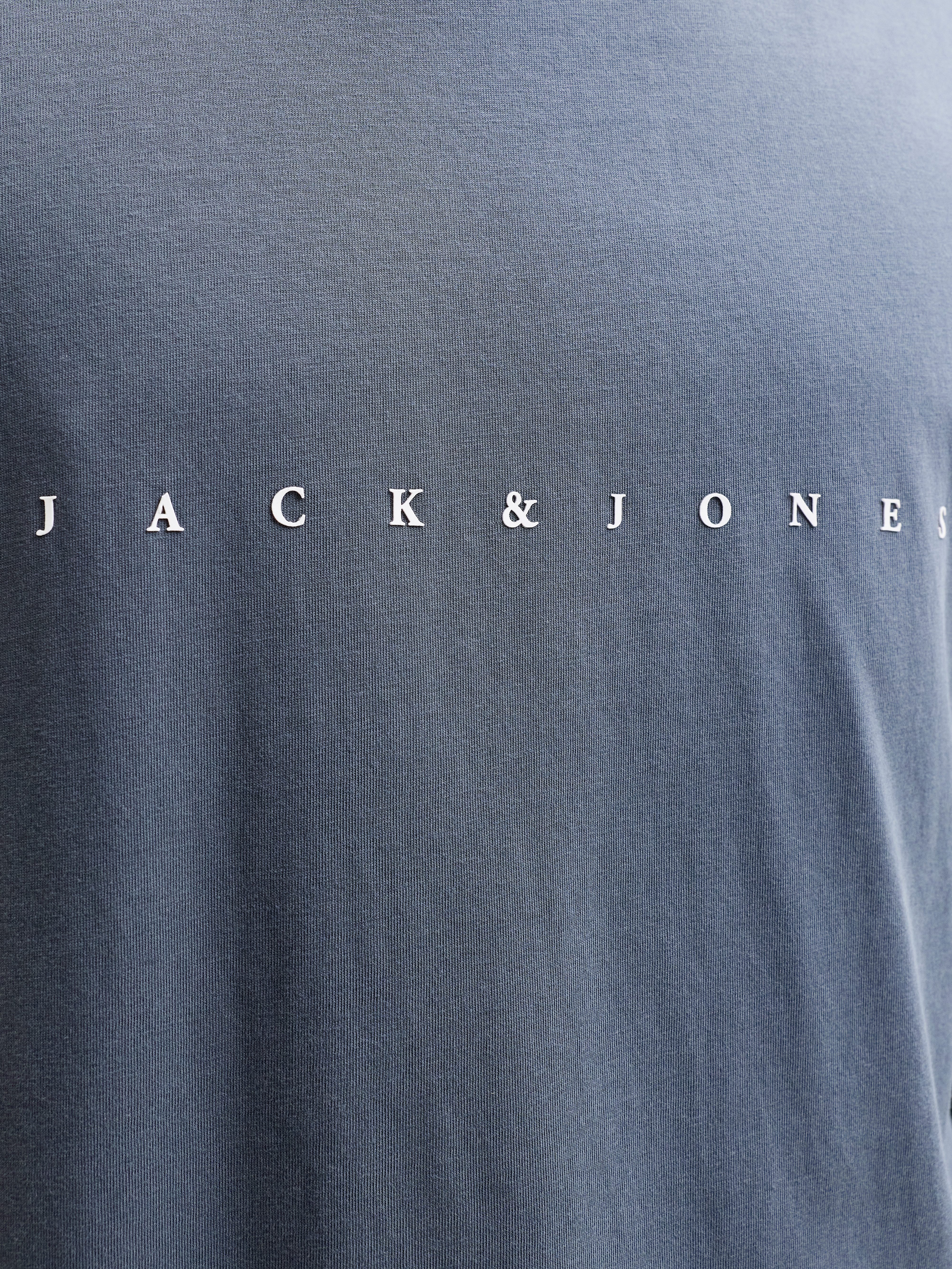Jack & Jones Rundhalsshirt JJESTAR mit Pigmentprint und Baumwollgefühl Baumwolle, relaxed fit – Bild 5 von 5