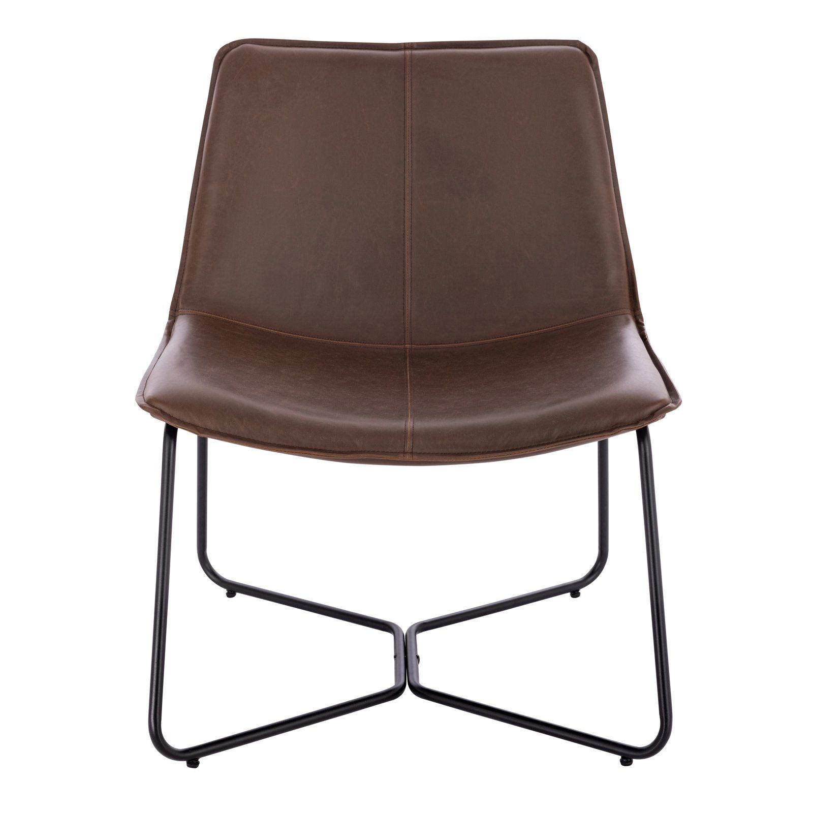 SVITA Loungesessel RON (1-St), Cocktailsessel, Clubsessel, große Sitzfläche, Kunstleder