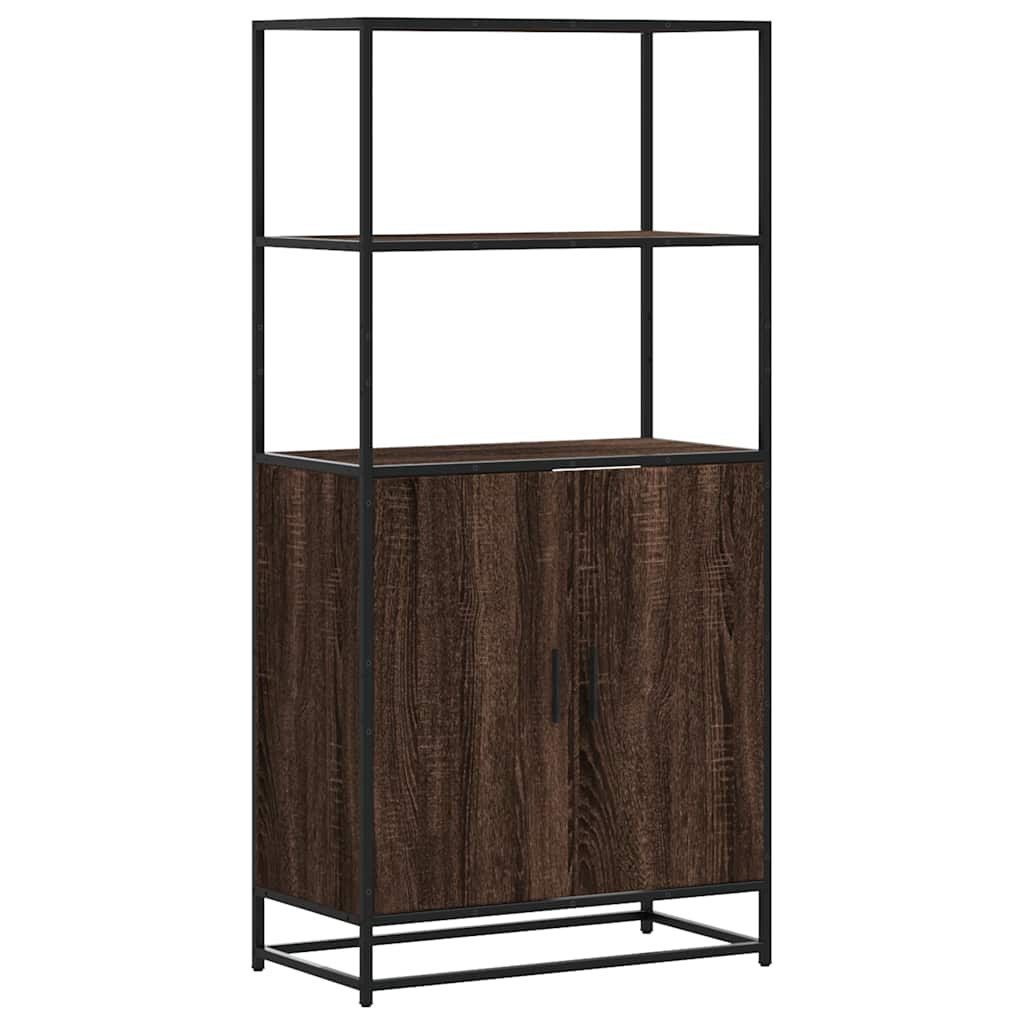 vidaXL Highboard Highboard Braun Eichen-Optik 68x35x139 günstig online kaufen