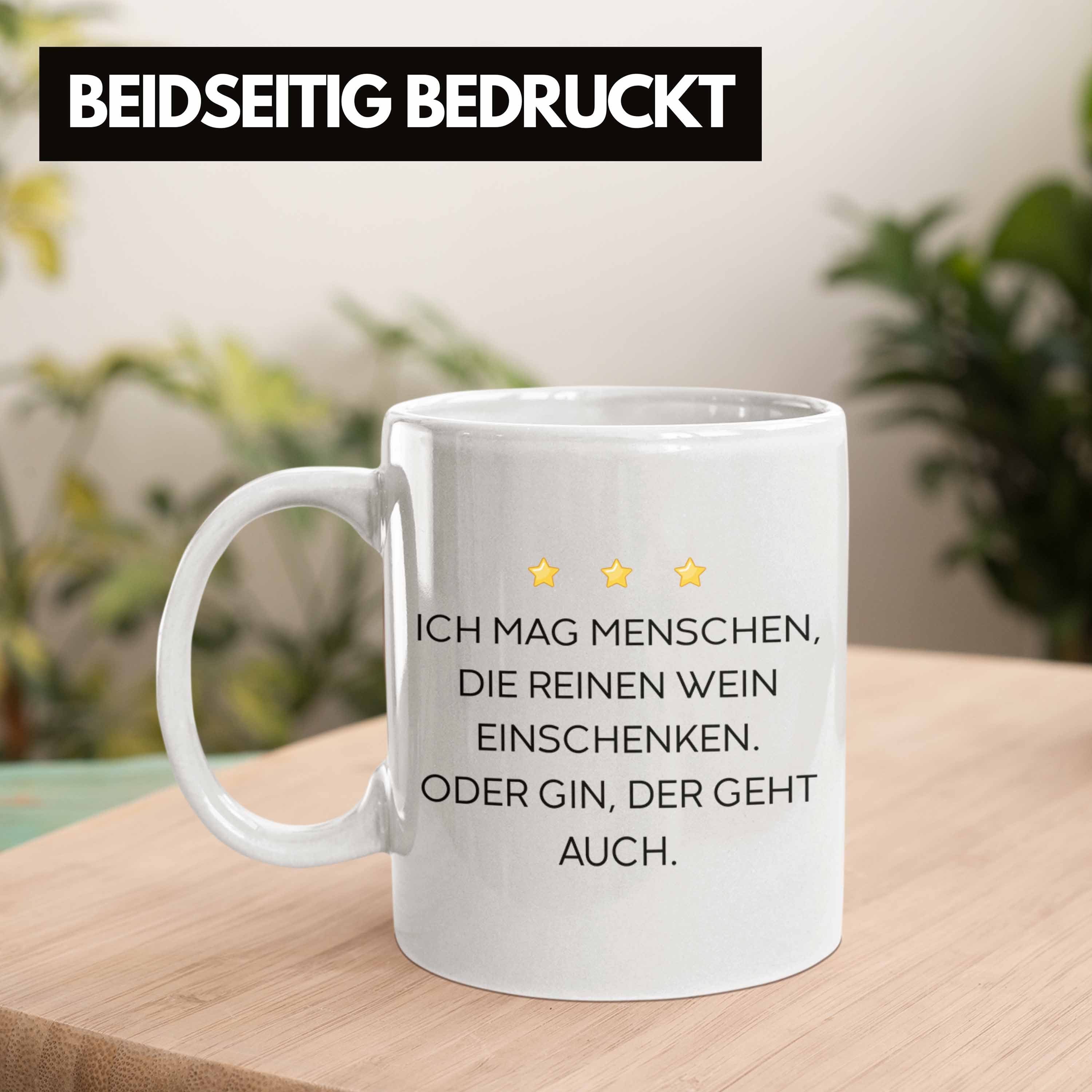 Sarkasmus Sprüchen mit mit Büro Männer Gin Geschenk Lustige Spruch für Tasse Wein Weiss Trendation Tassen Becher Kollegin Arbeit Tasse Frauen Trendation - Lustig