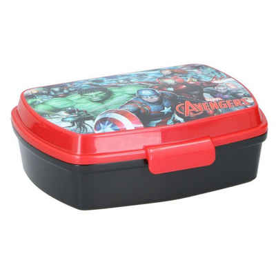 Marabellas Shop Lunchbox Brotdose 17x13x5,5cm Avengers, Paw Patrol, Mickey, Minnie oder LOL, Kunststoff