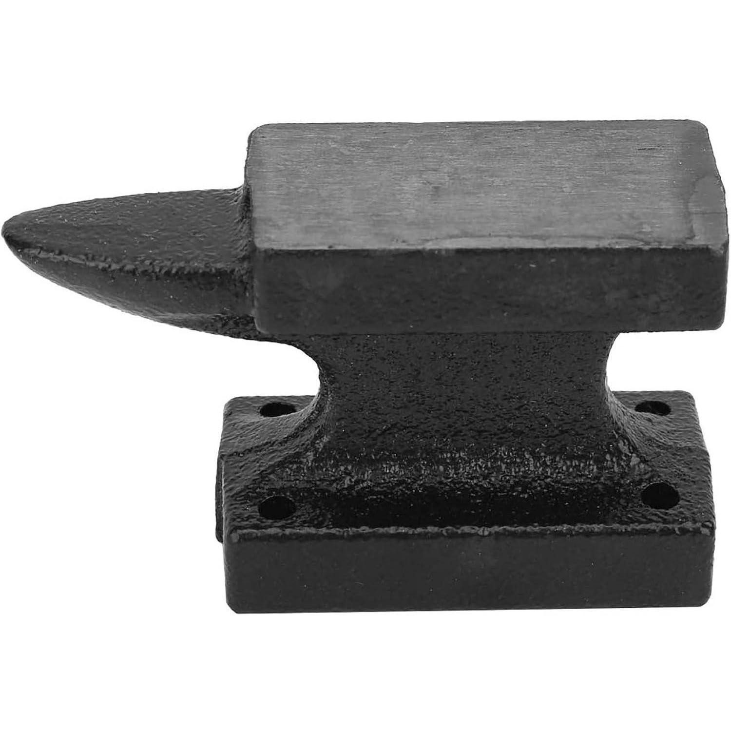 LuxusKollektion Schraubstock Mini Amboss Gusseisen mit Gummikissen
