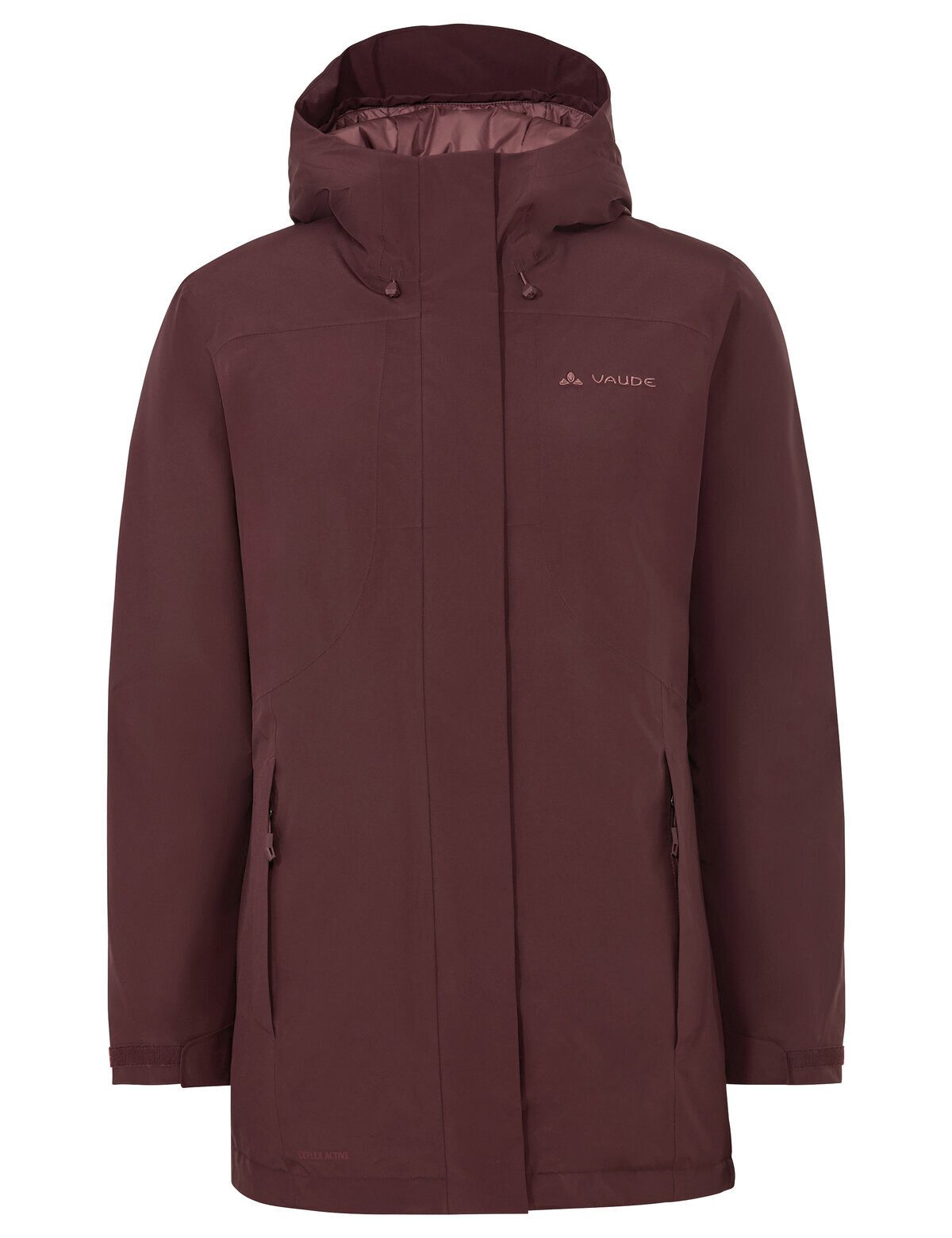 VAUDE Outdoorjacke Women's Rosemoor Padded Parka (1-St) wetterfester Winterparka gefüttert
