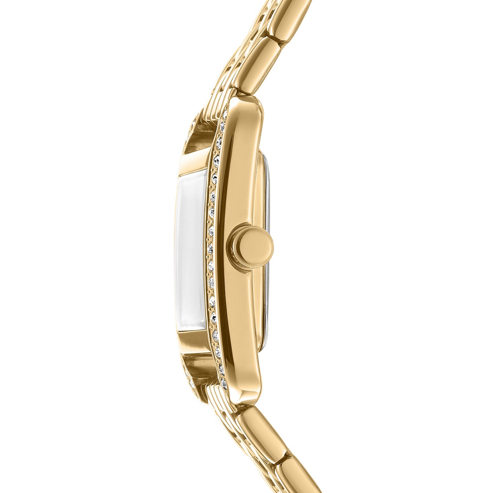 DKNY Quarzuhr Signature square Watch DK1L117M0035, Armbanduhr, Damenuhr, Edelstahlarmband, analog