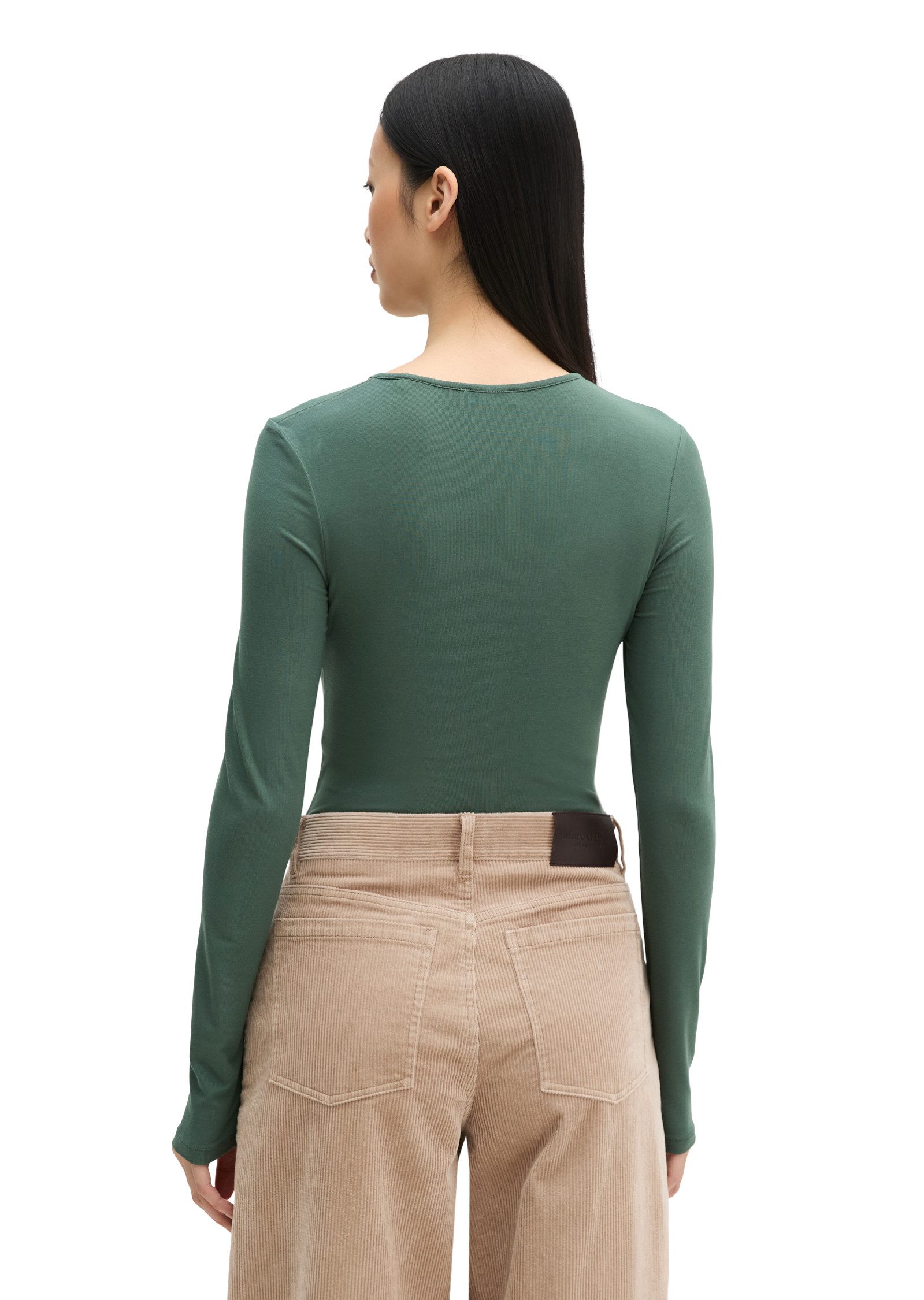 Marc O'Polo Langarmshirt aus TENCEL™ Modal-Stretch – Bild 3 von 5