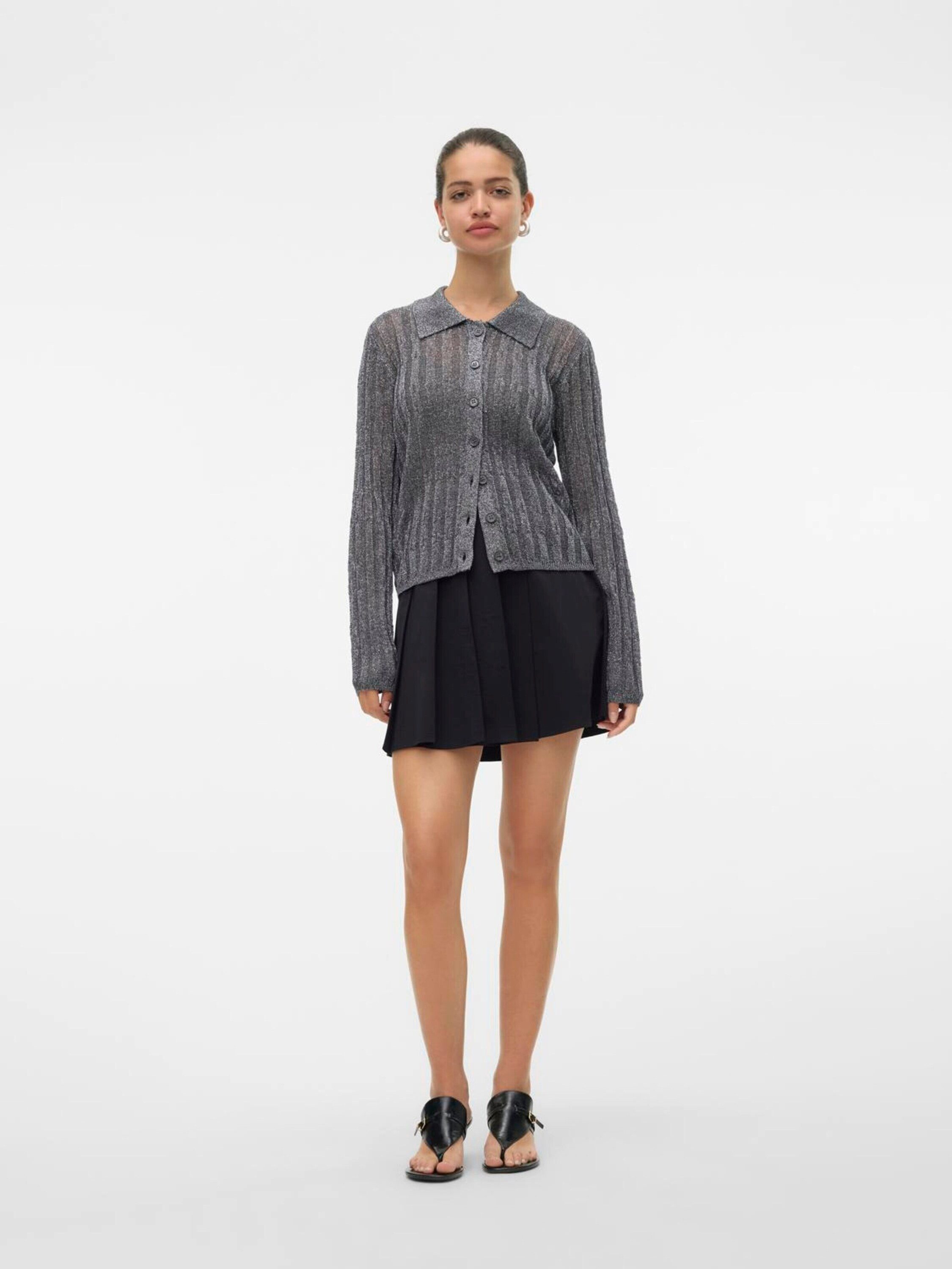 Vero Moda Strickjacke VMMiles (1-tlg) Plain/ohne Details