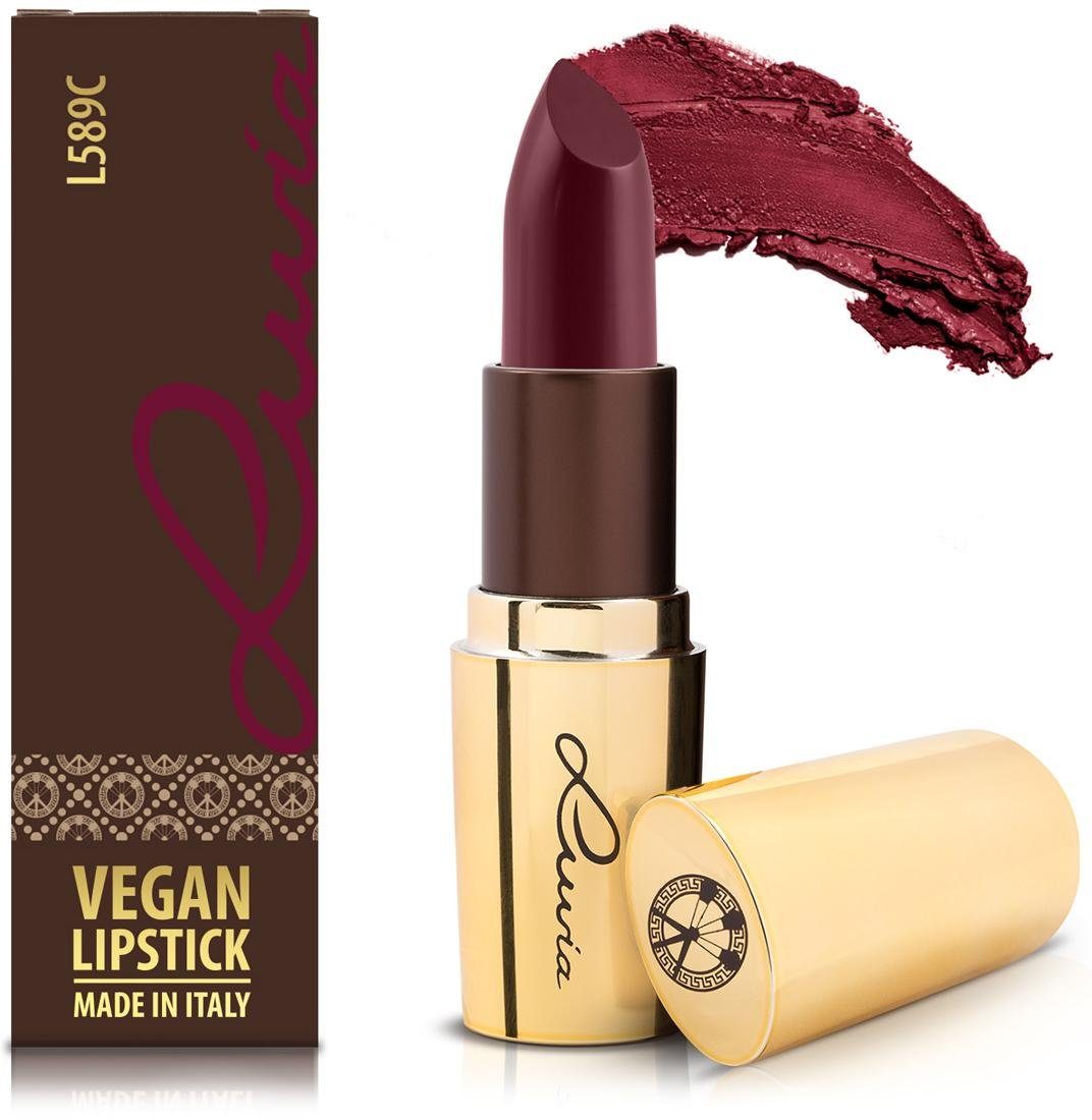 Luvia Cosmetics Lippenstift Luxurious Colors, mit Night vegan, Oriental Deckkraft hoher
