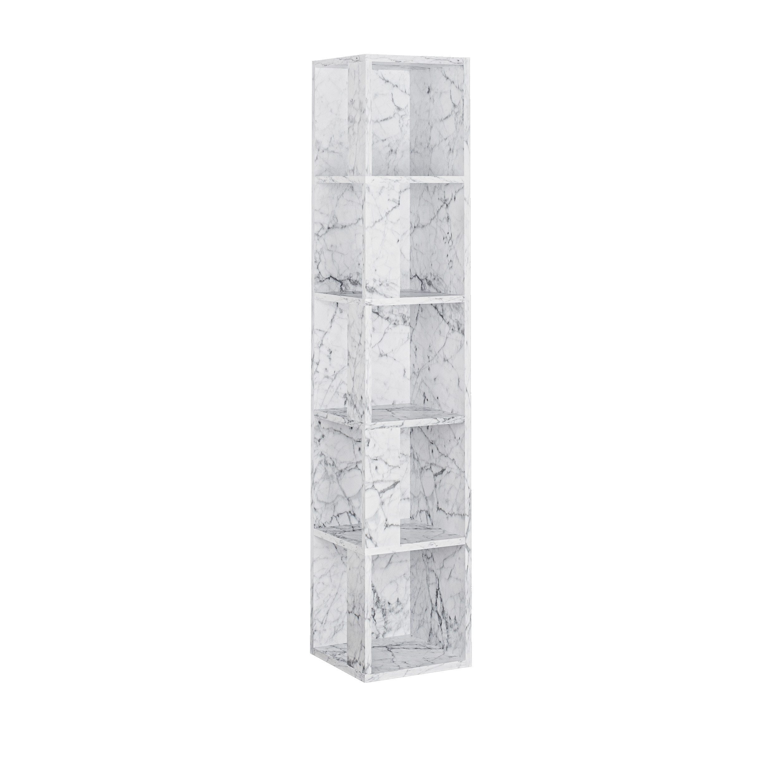 Decortie Bücherregal Piano, Modernes Eck-Bücherregal Vitrine, günstig online kaufen