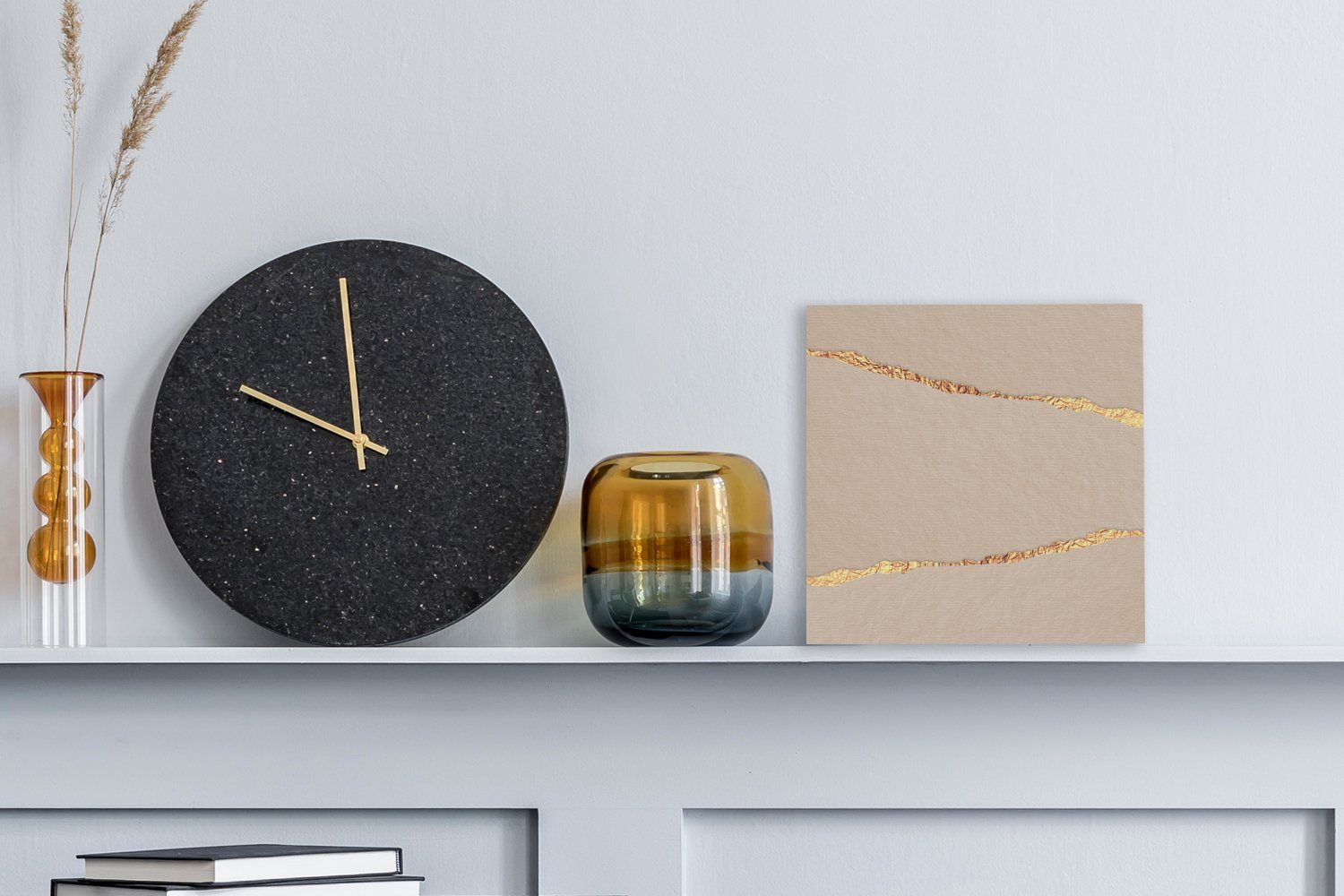 OneMillionCanvasses® Leinwandbild Gold - Glitzer - günstig online kaufen