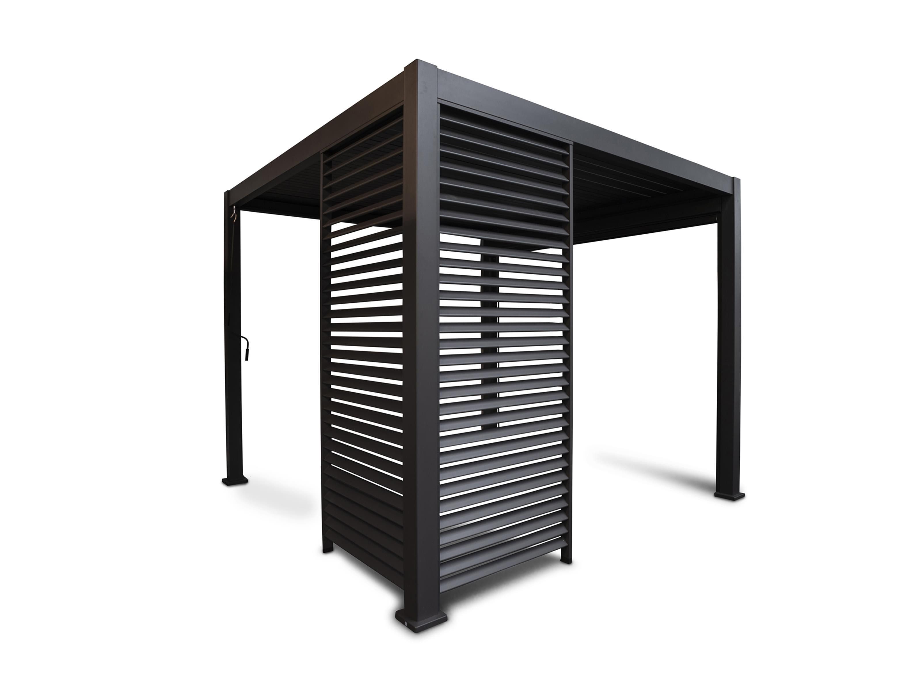 Green Spirit Pergola »Mirador« Seitenwand für 4m Pergola Pavillon Sichtschutz, anthrazit, für Pergola Classic & Deluxe, wetterfest - Garten, Terrasse