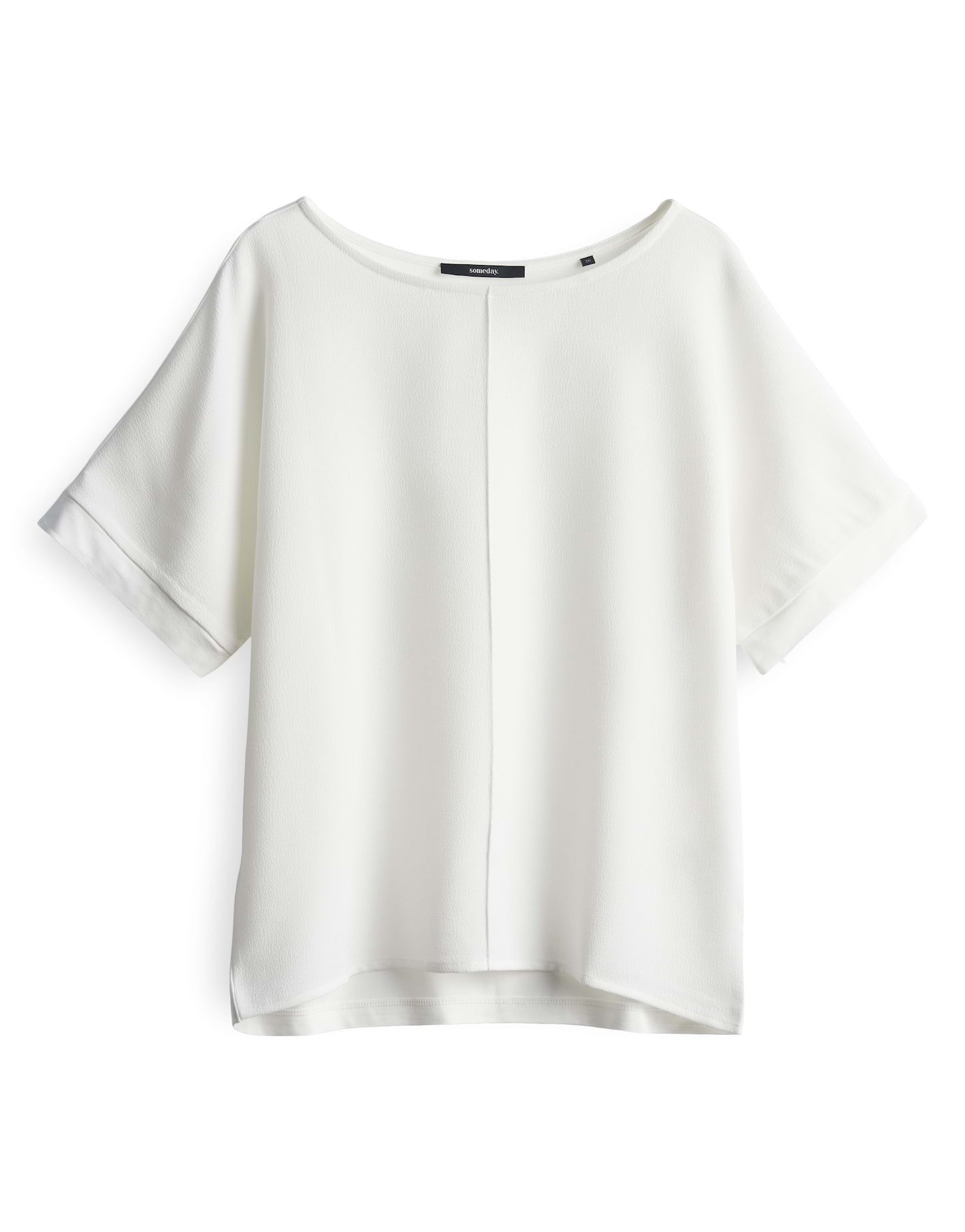 someday Kurzarmshirt KALESIA Regulart im Materialmix günstig online kaufen