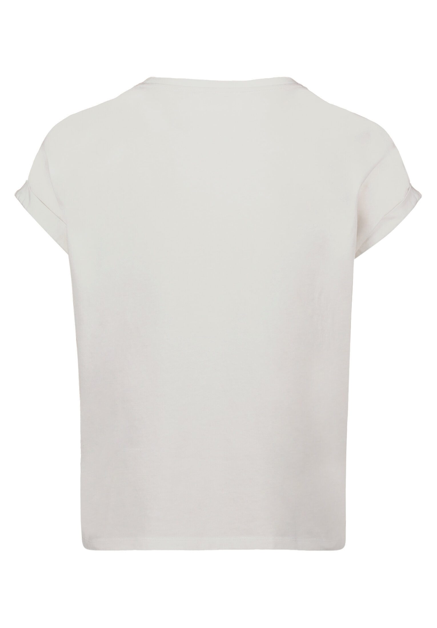 Cartoon Kurzarmshirt Damen mit Ärmelaufschlag (1-tlg) Placement