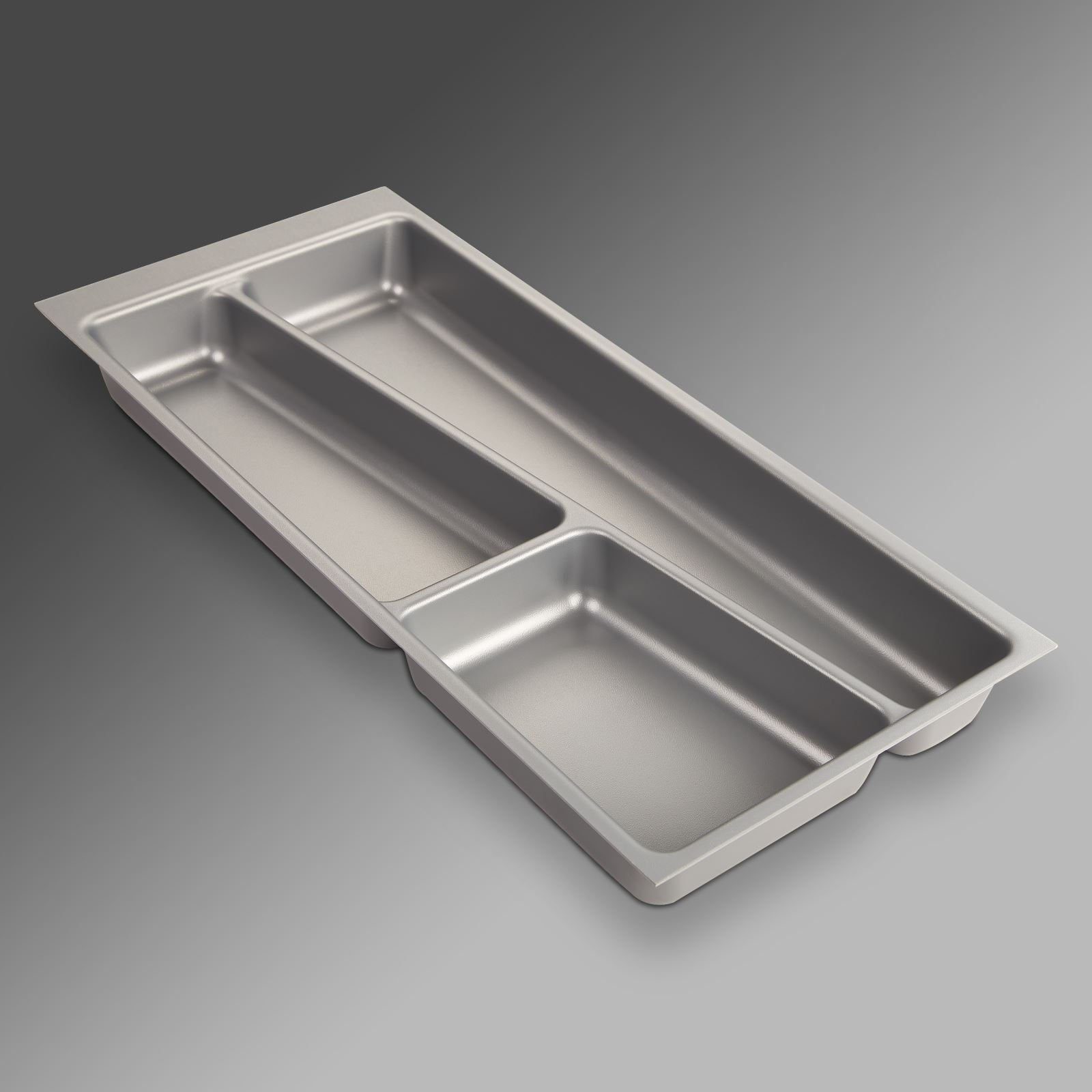 SO-TECH® Besteckeinsatz ORGA-BOX® II Besteckeinsatz silbergrau, günstig online kaufen