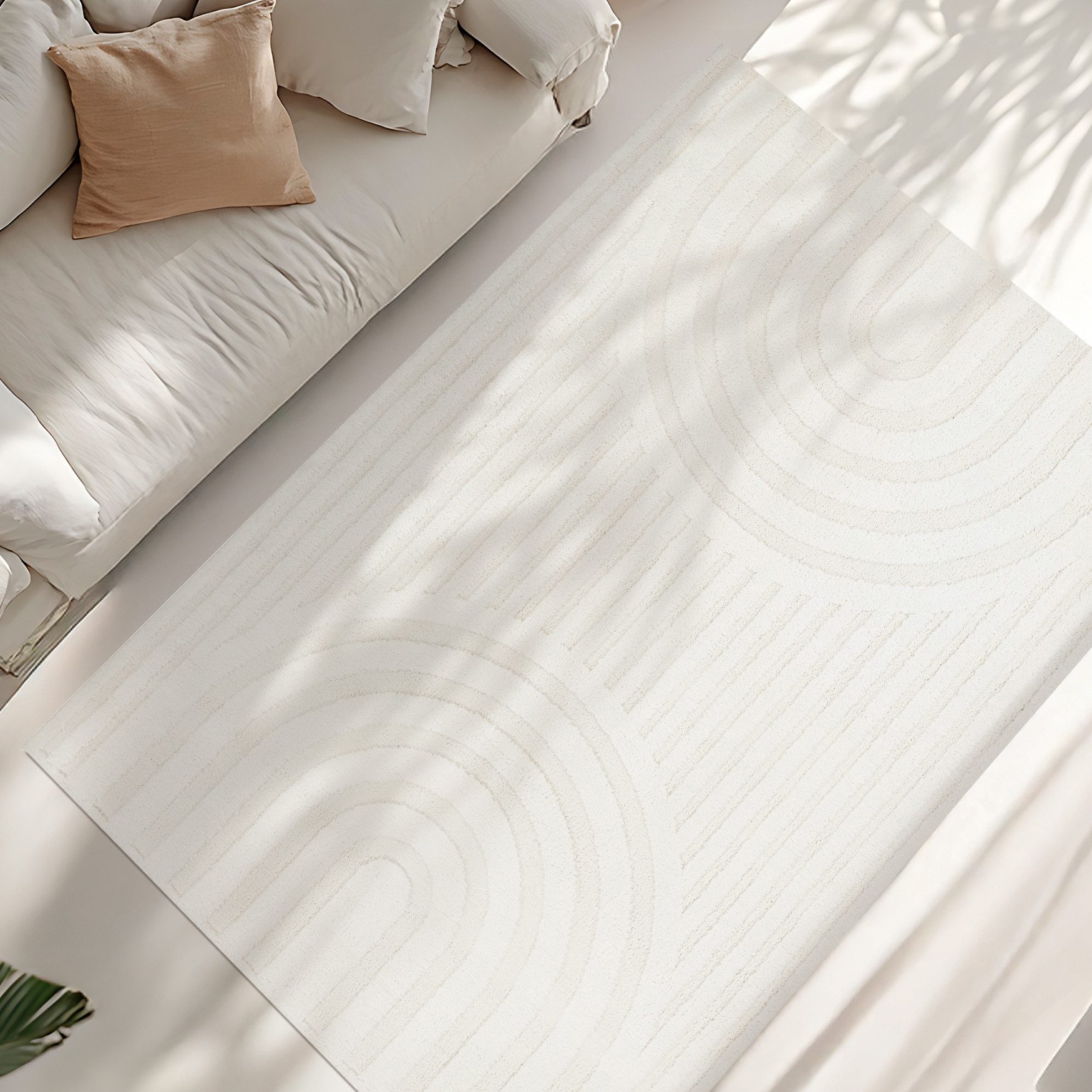 ArtUniverse Teppich Hoch-Tief-Flor Teppich Santorini, Höhe: günstig online kaufen