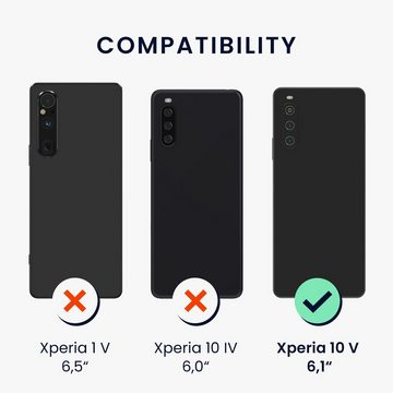 kalibri Handyhülle Hülle für Sony Xperia 10 V, Aramid Handy Schutzhülle - Smartphone Cover Case