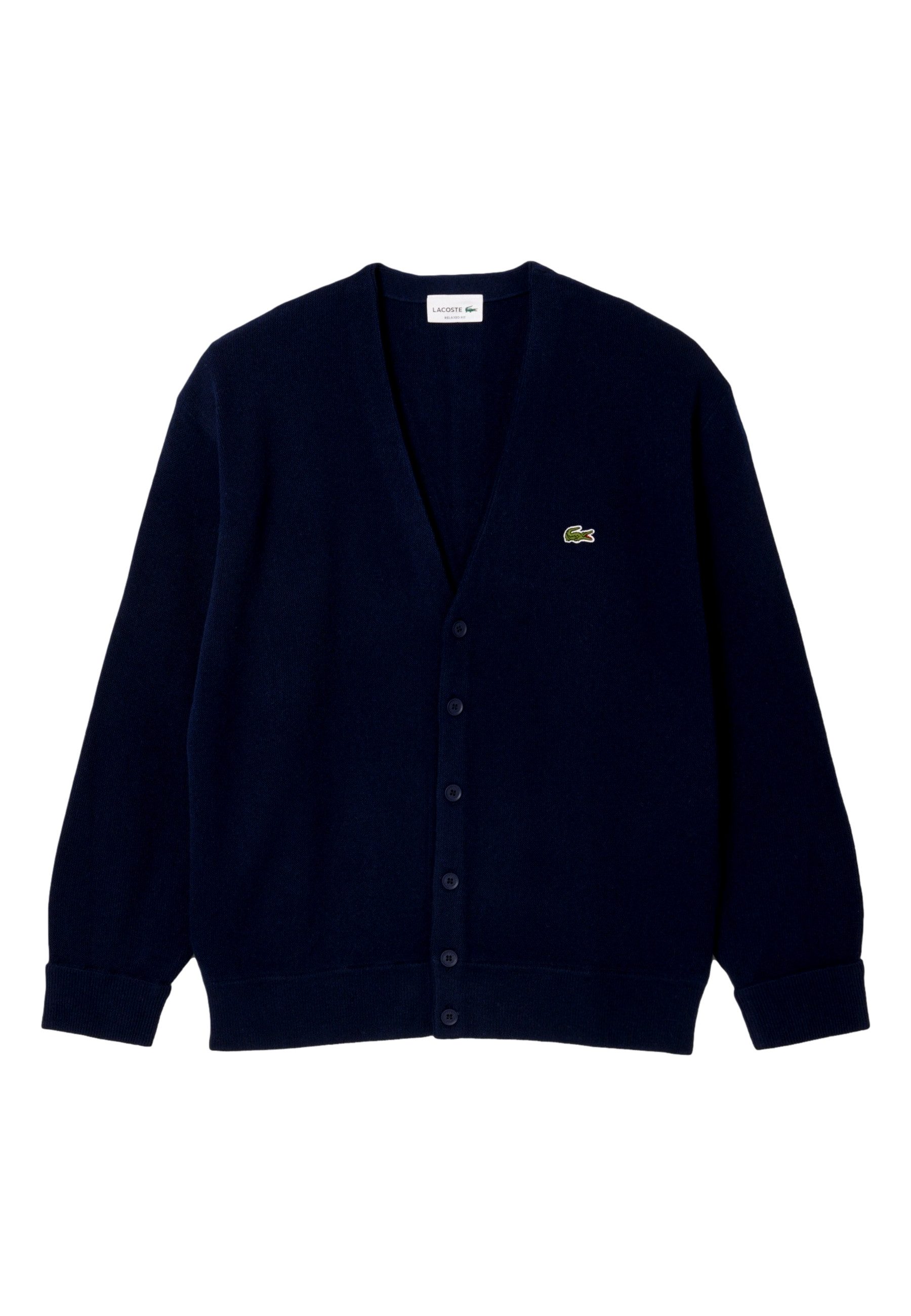 Lacoste Cardigan Strickjacke Cardigan Knopfverschluss (1-tlg)
